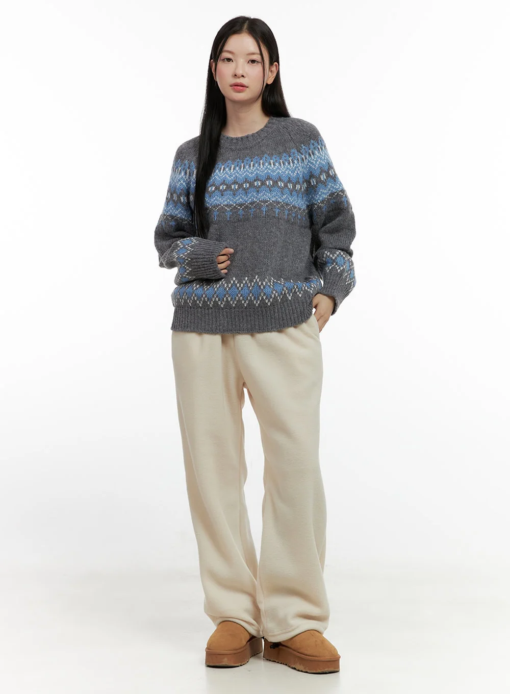 Nordic Cozy Knit Sweater ON408 - Image 2