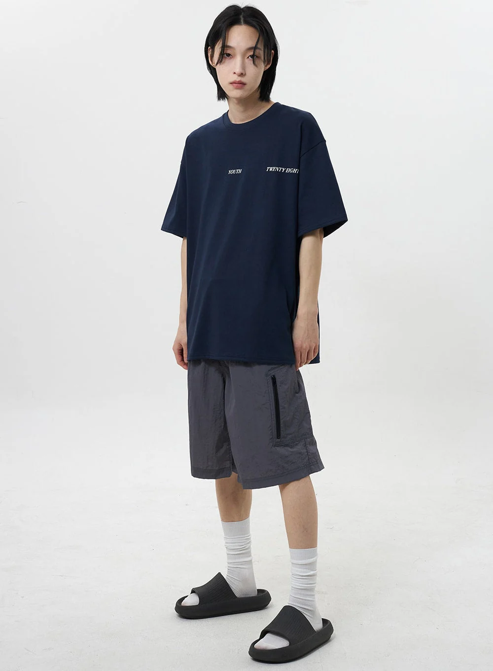 Nylon Bermuda Pants Unisex CY322