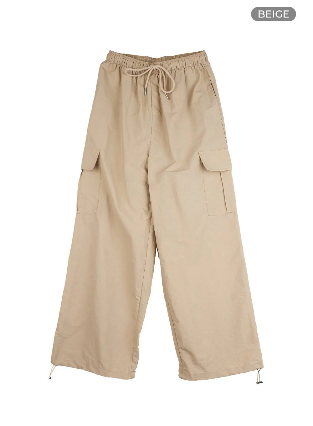 Nylon Cargo Pocket String Pants OL411 - Image 10