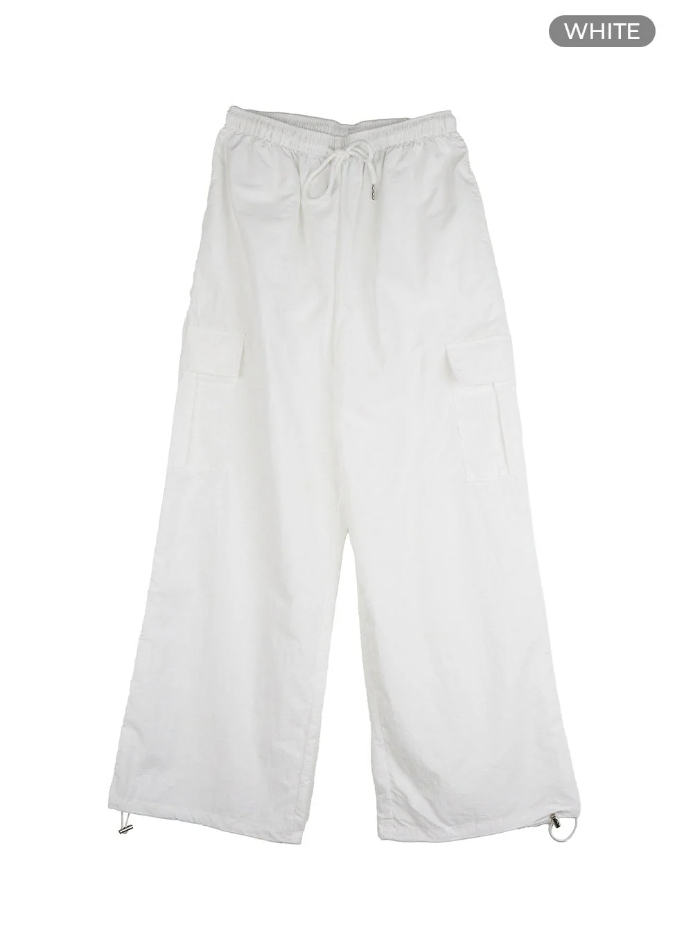 Nylon Cargo Pocket String Pants OL411 - Image 12