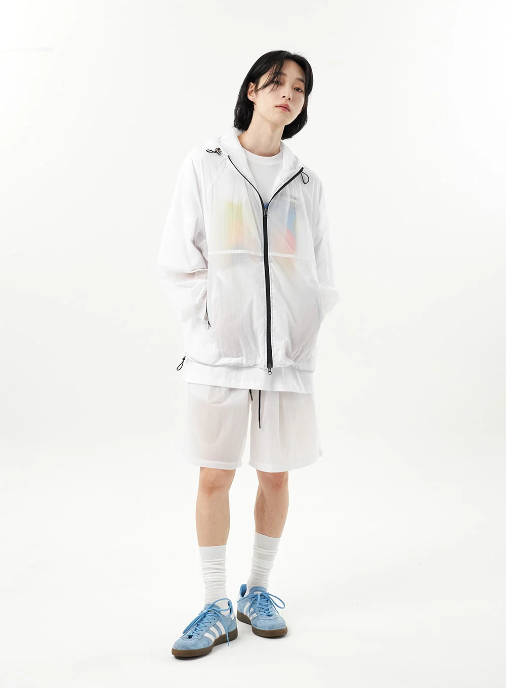 Nylon Hoodie Jacket CU314 - Image 10