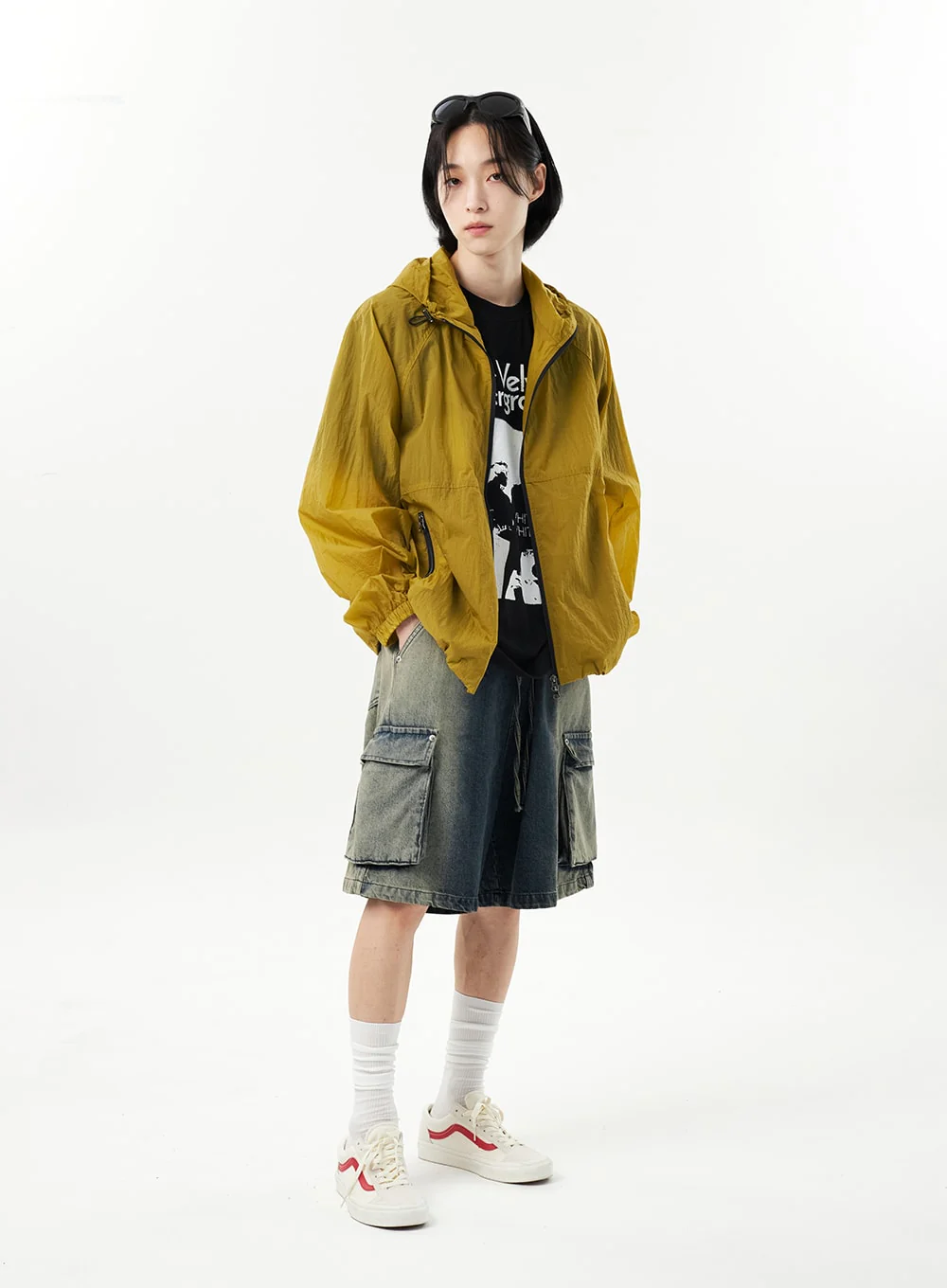 Nylon Hoodie Jacket CU314 - Image 8