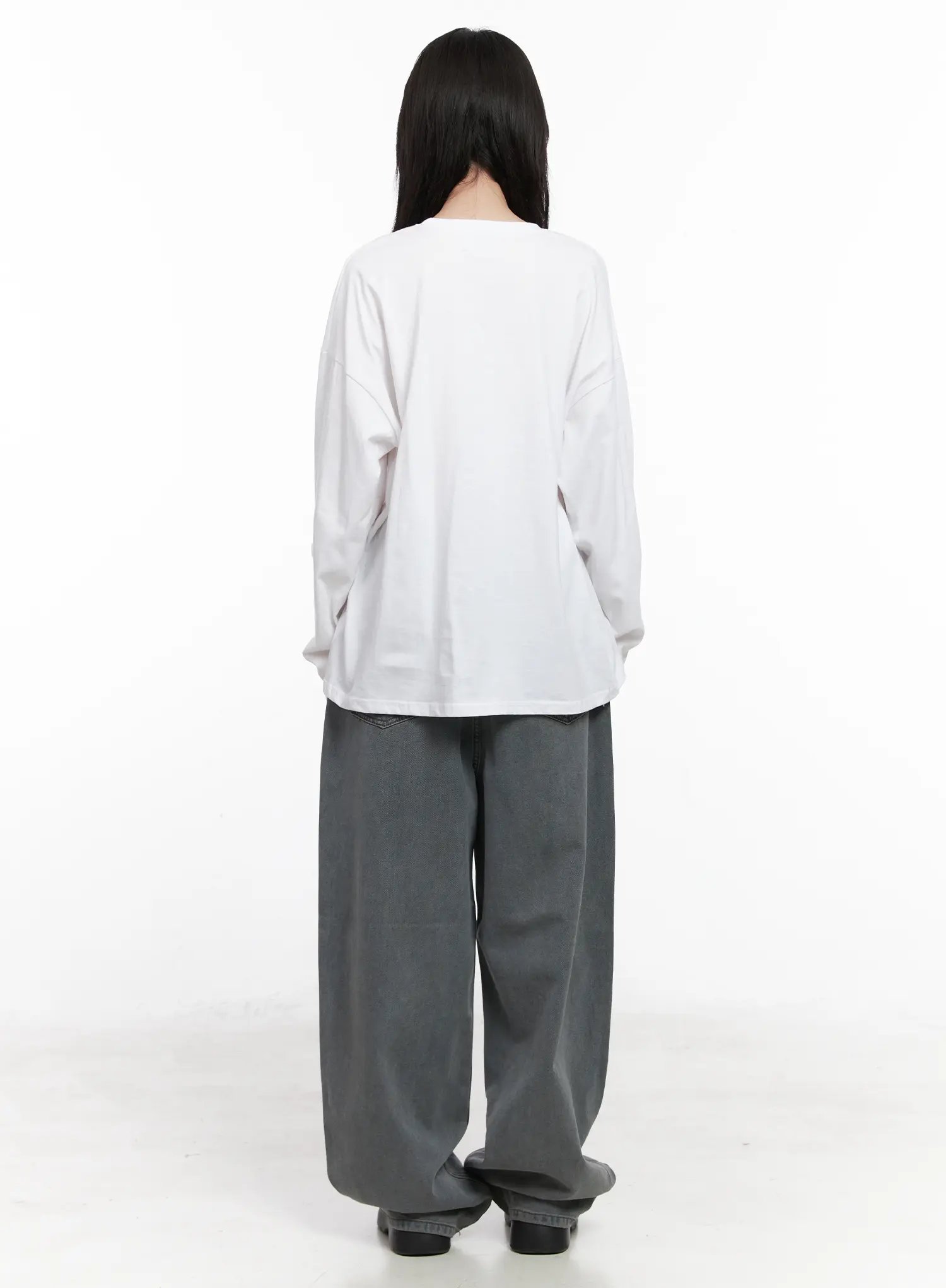 Odet Wide-Leg Balloon Jeans CN512 - Image 4