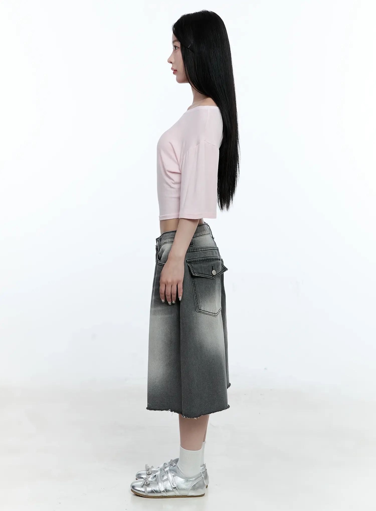 Off-Shoulder Crop Top CG511 - Image 4