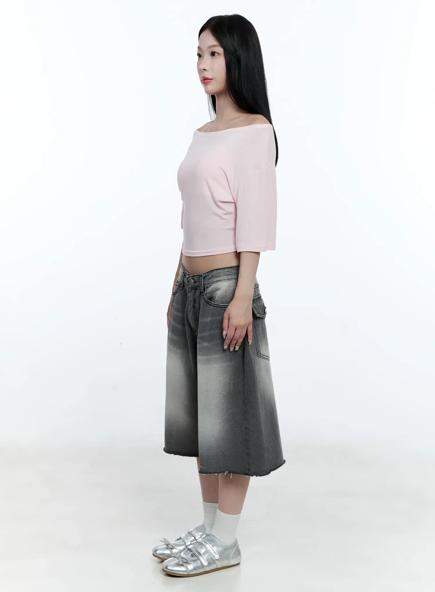Off-Shoulder Crop Top CG511 - Image 7