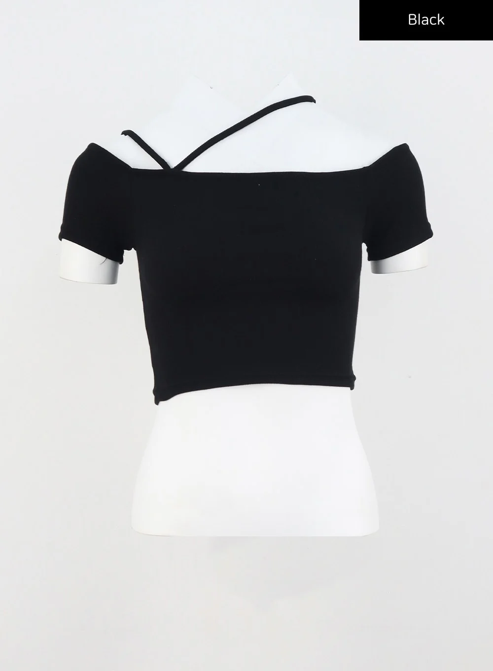 Off-Shoulder Cropped Tee CU326 - Image 17