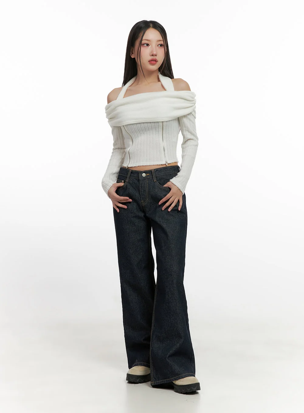 Off Shoulder Dream Crop Top CN419 - Image 2