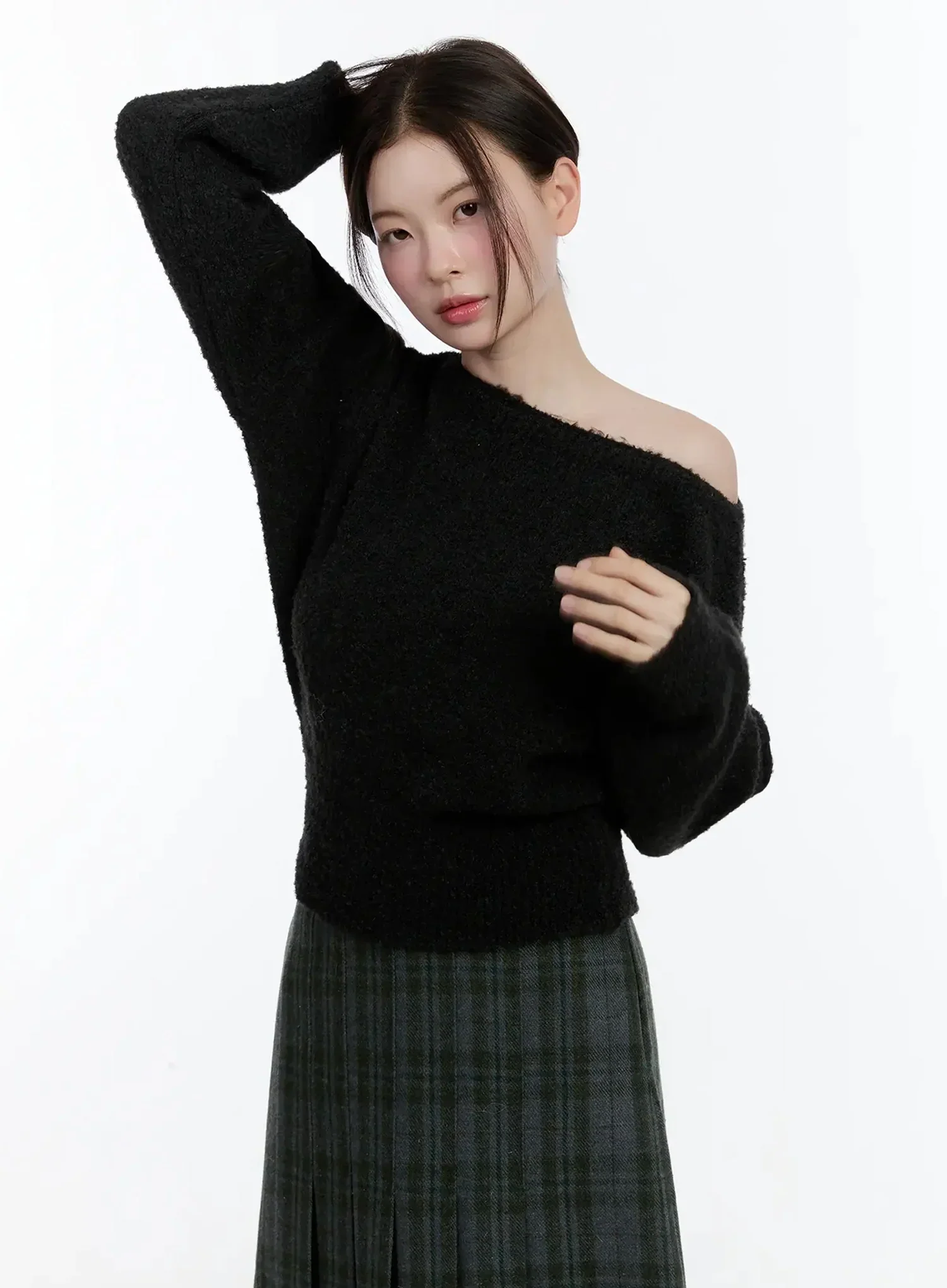 Off-Shoulder Knit Sweater ID526 - Image 15