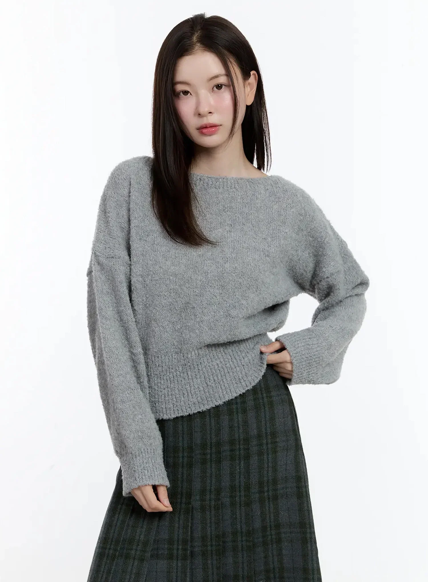 Off-Shoulder Knit Sweater ID526 - Image 6
