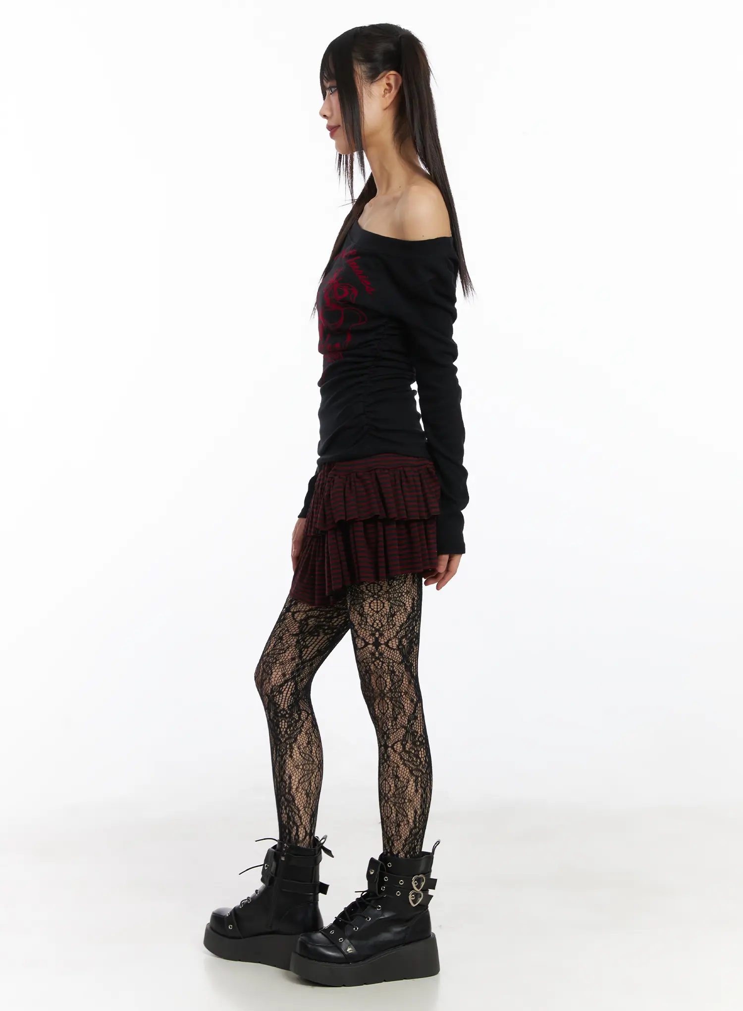 Off-Shoulder Long Sleeve Top CD519 - Image 4