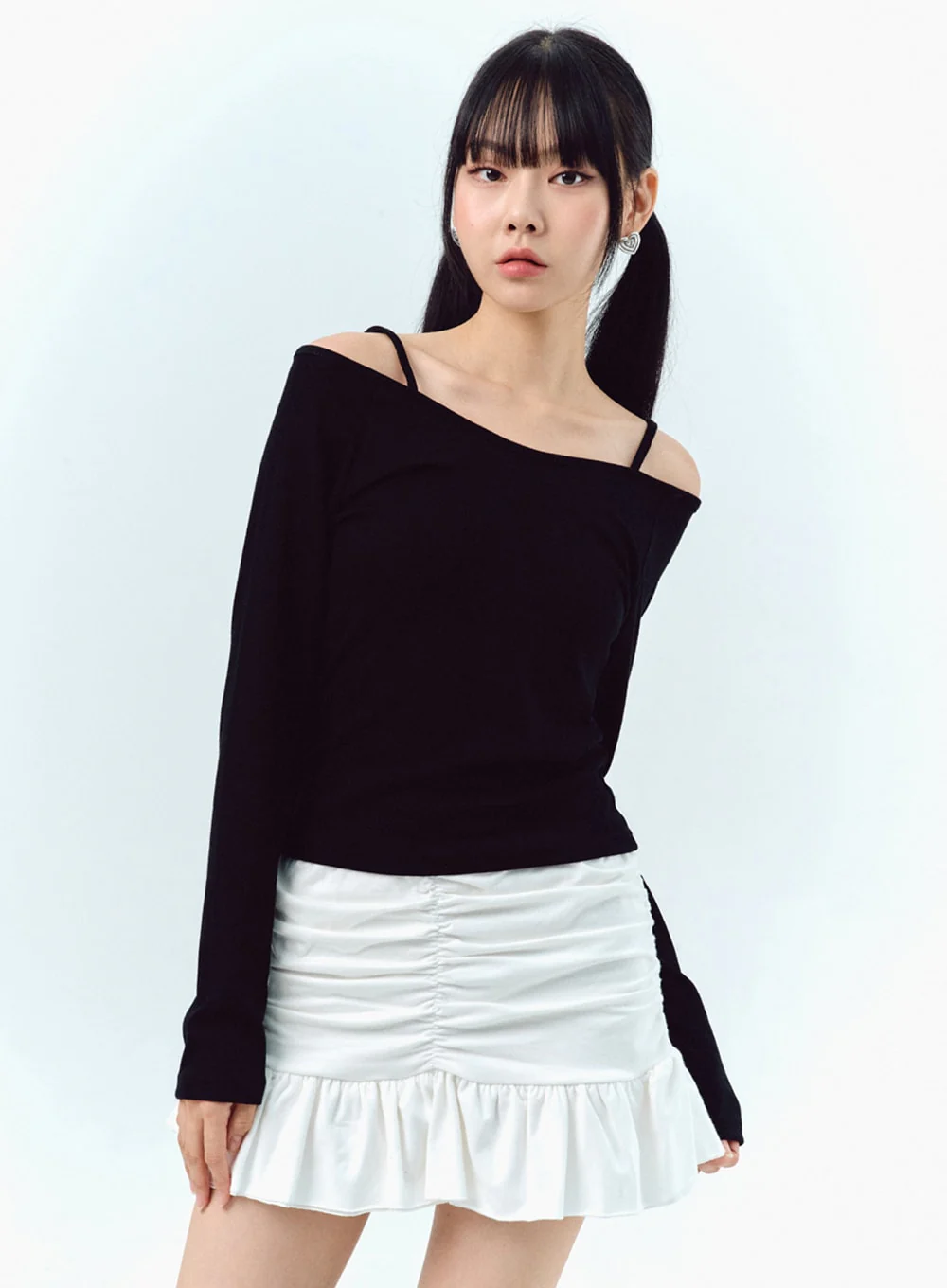 Off-Shoulder Long Sleeve Top IG304 - Image 8