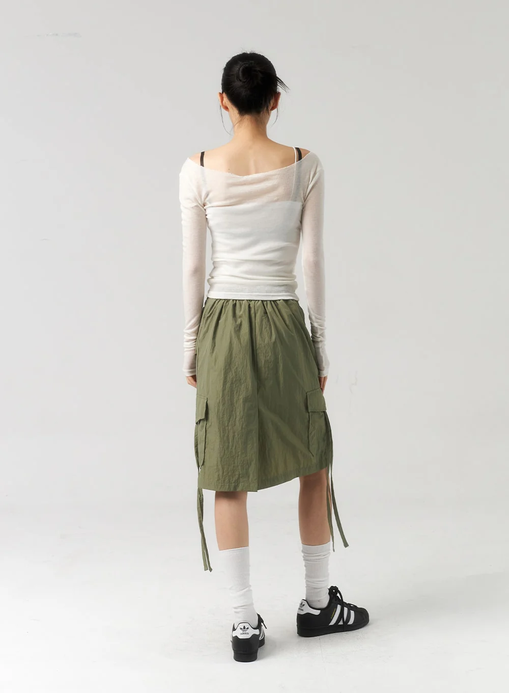 Off-Shoulder Mesh Top CU320 - Image 12