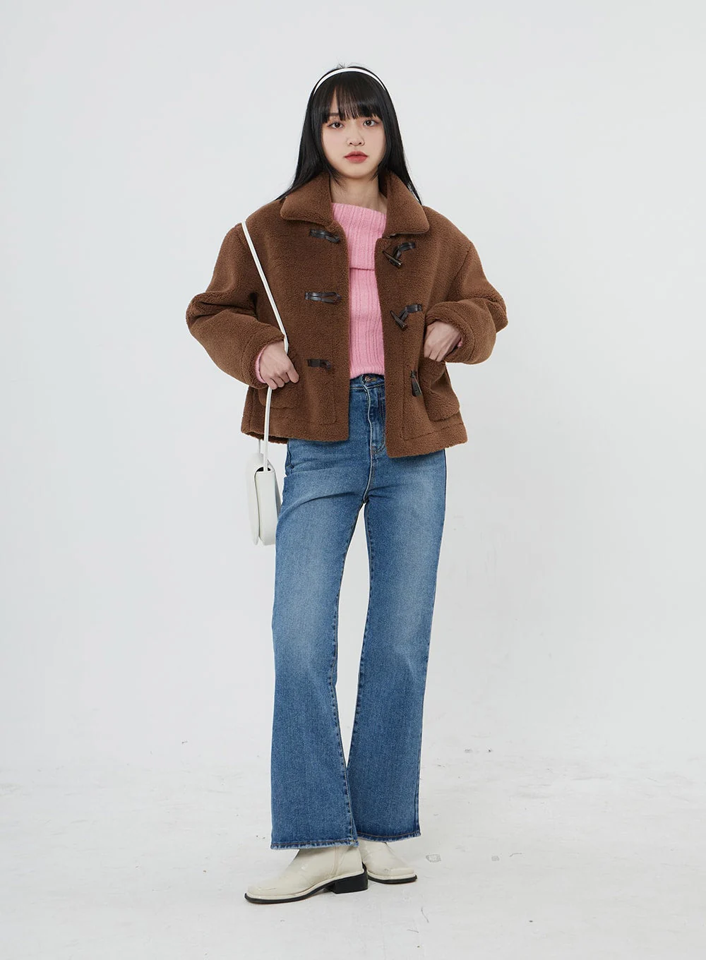 Off-Shoulder Stripe Knit Top OD22 - Image 9