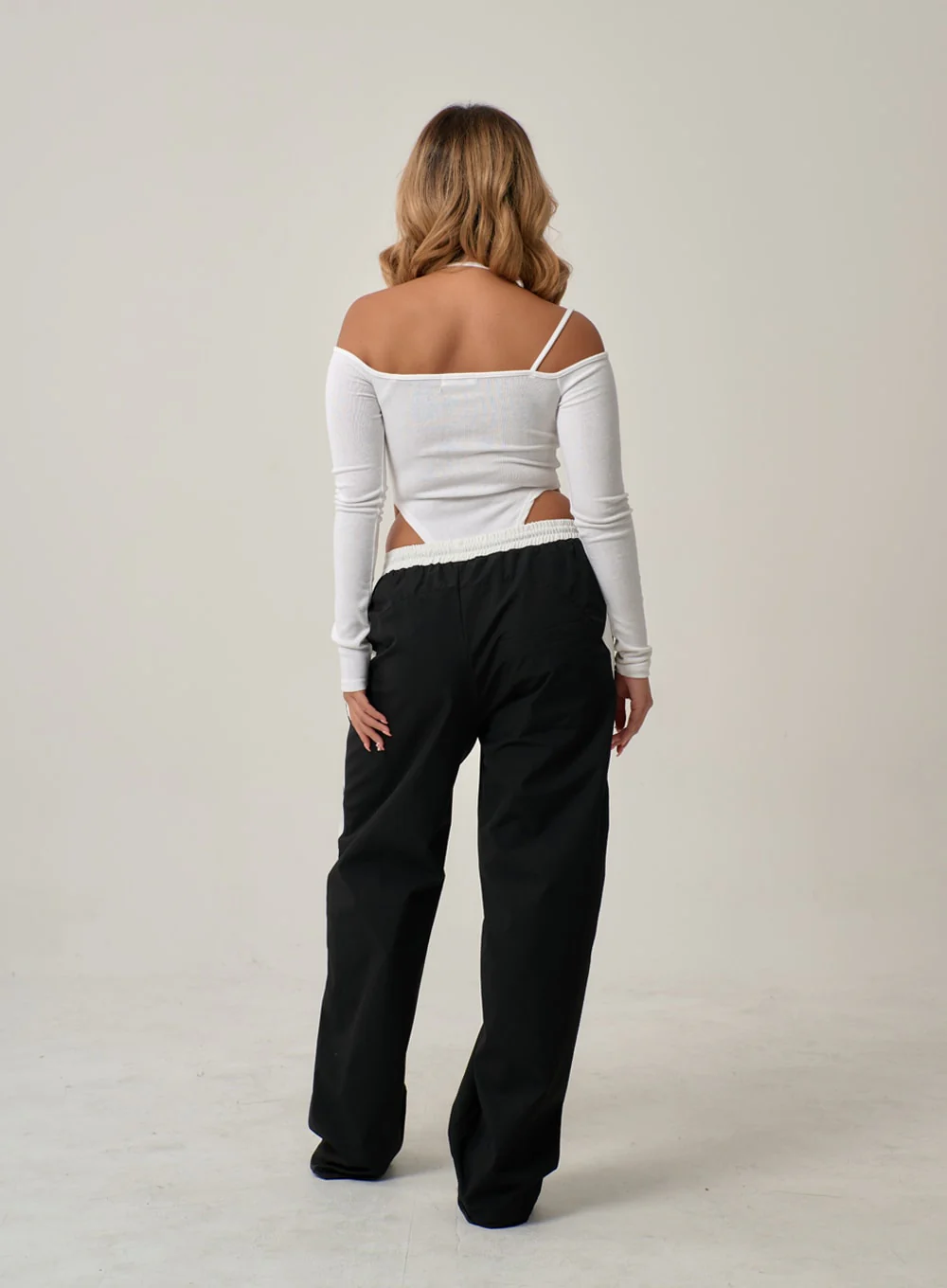 Off-Shoulder Thin Straps Bodysuit IN22 - Image 11