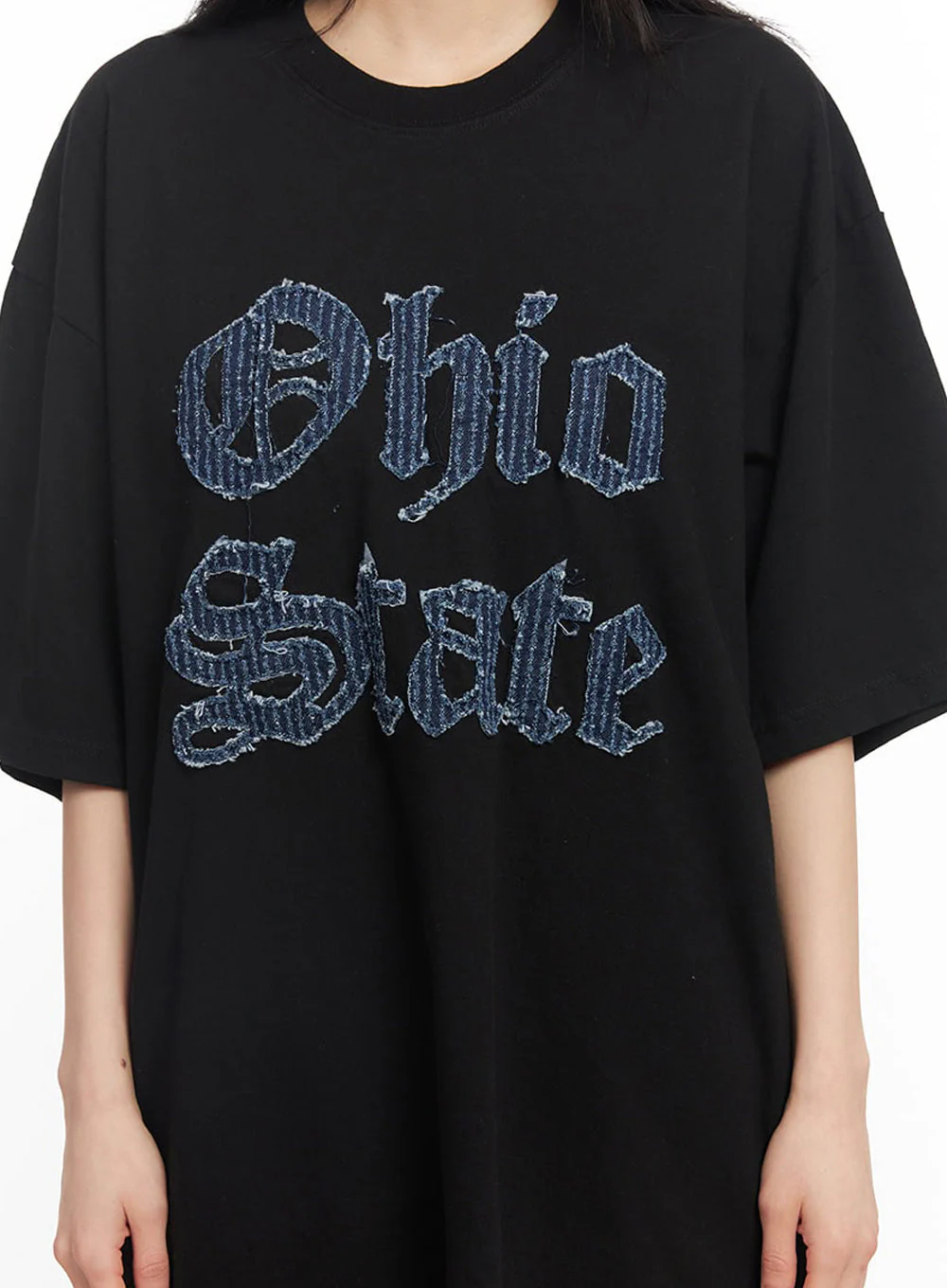 Ohio Patch Oversize T-Shirt IY529 - Image 3