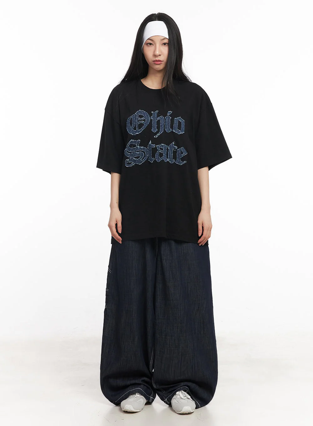 Ohio Patch Oversize T-Shirt IY529 - Image 4