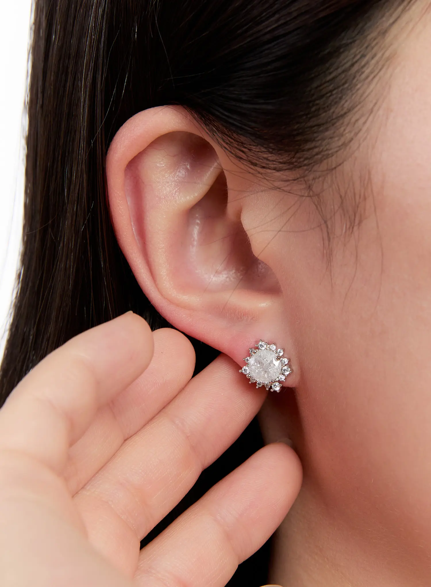 Opal Stud Earrings IN528 - Image 6