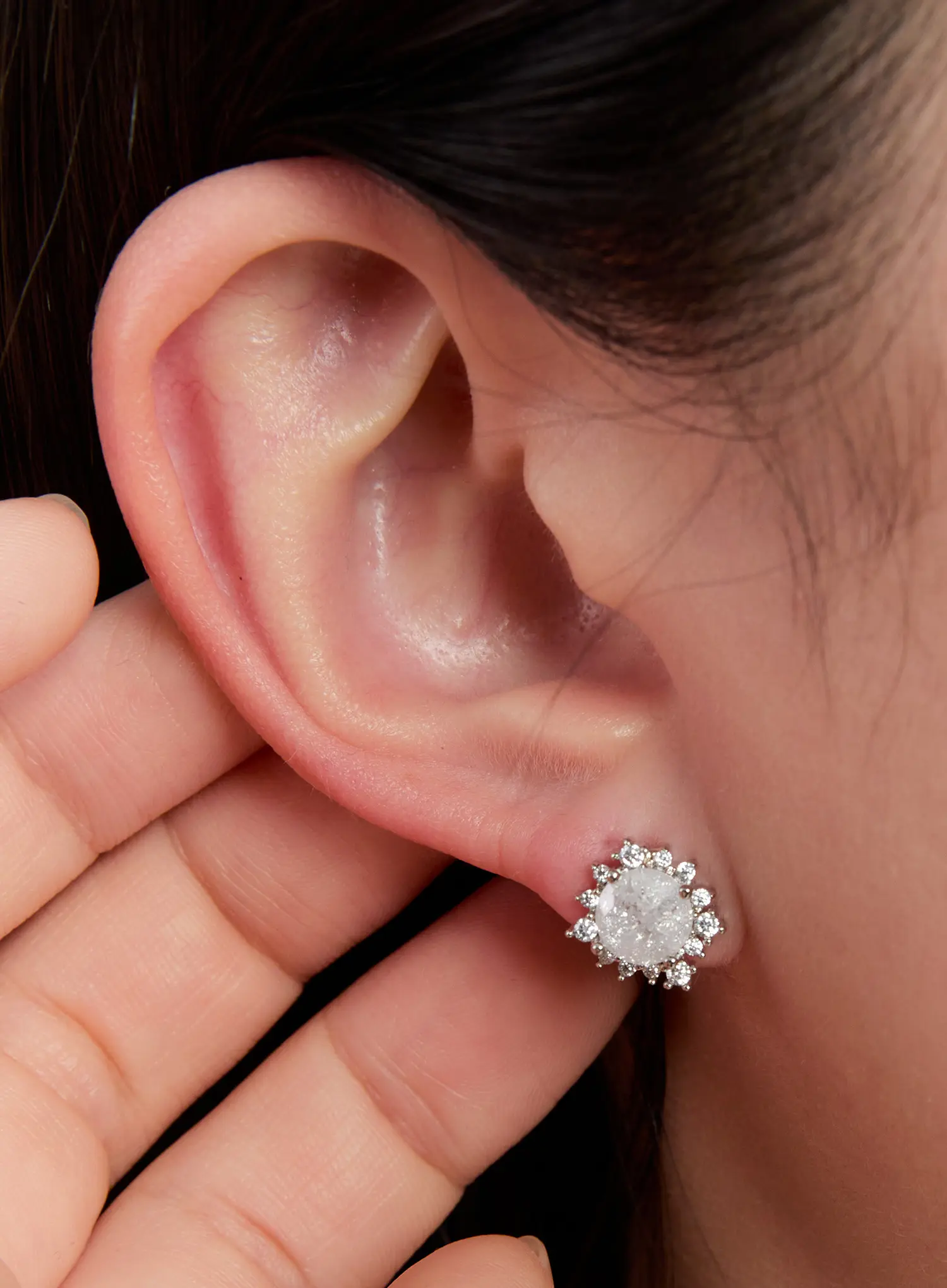 Opal Stud Earrings IN528 - Image 7