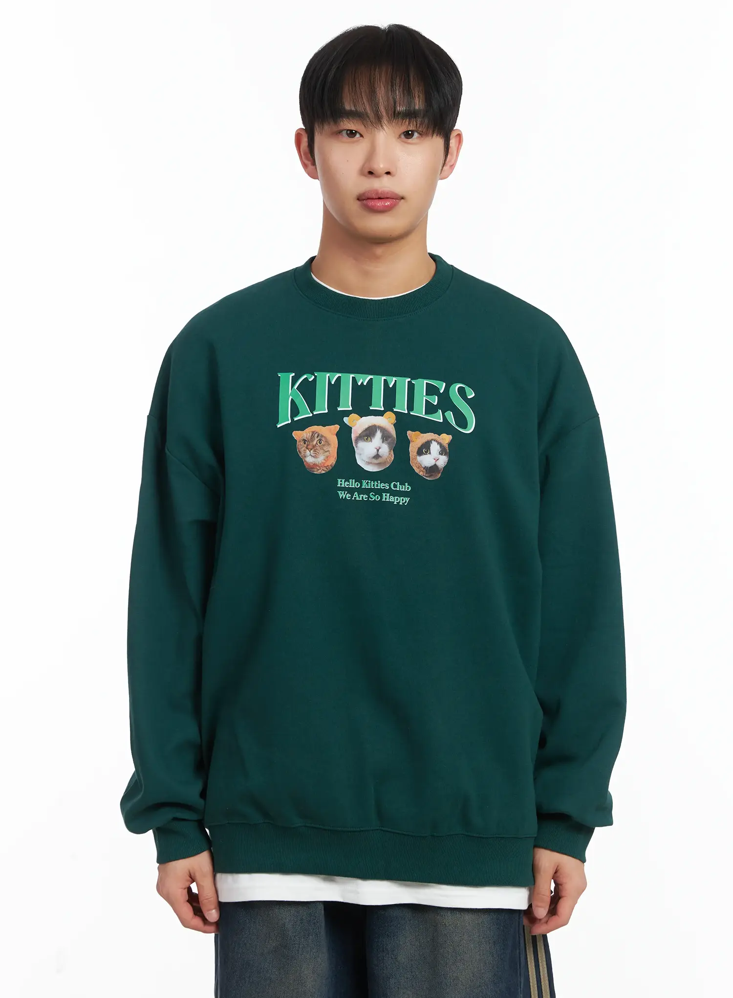 Oversized Animal Graphic Sweatshirt ID515 - Image 10