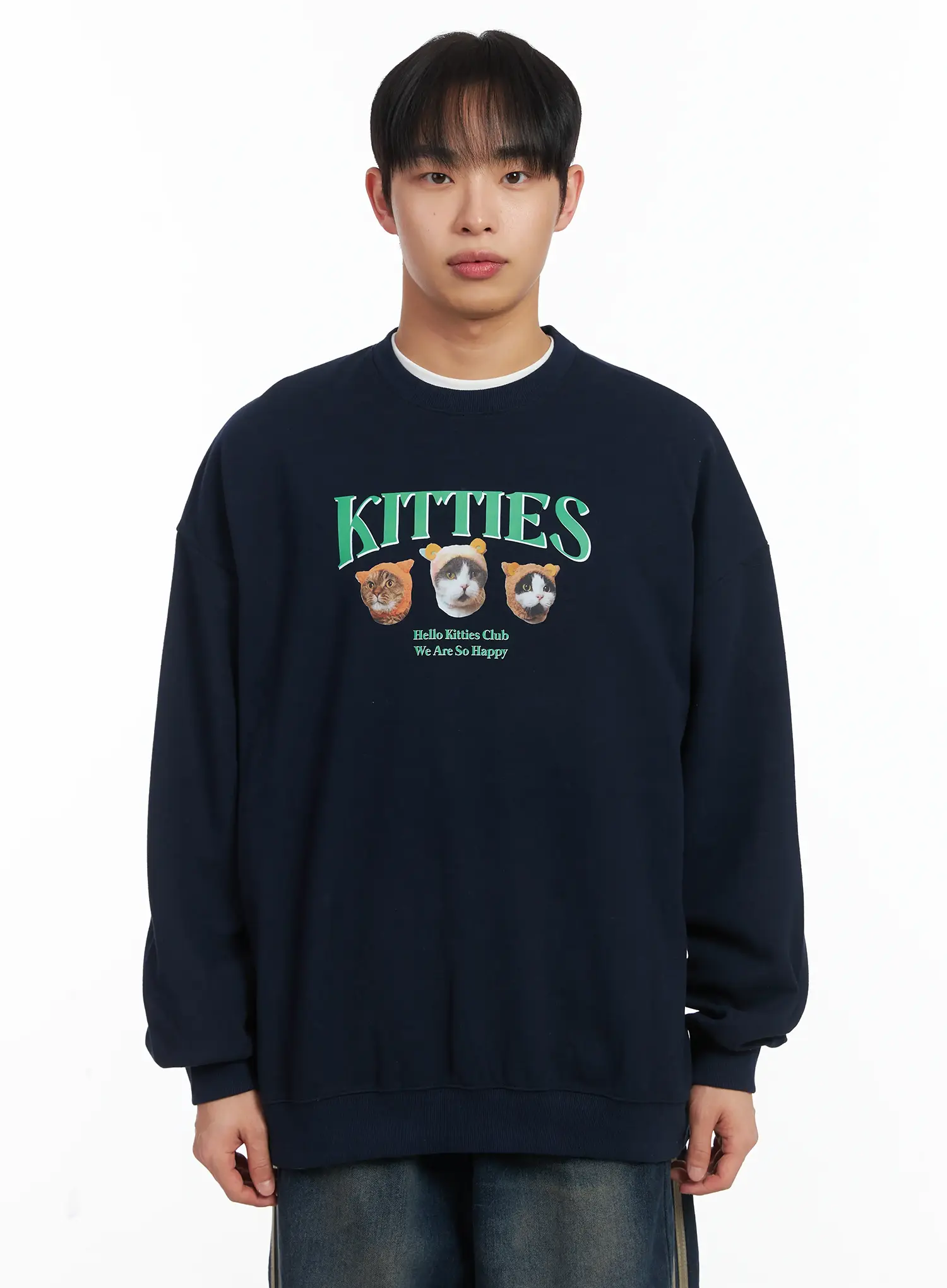 Oversized Animal Graphic Sweatshirt ID515 - Image 11