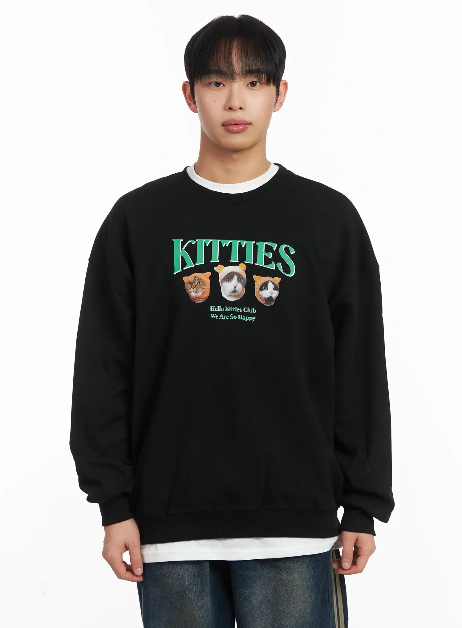 Oversized Animal Graphic Sweatshirt ID515 - Image 13