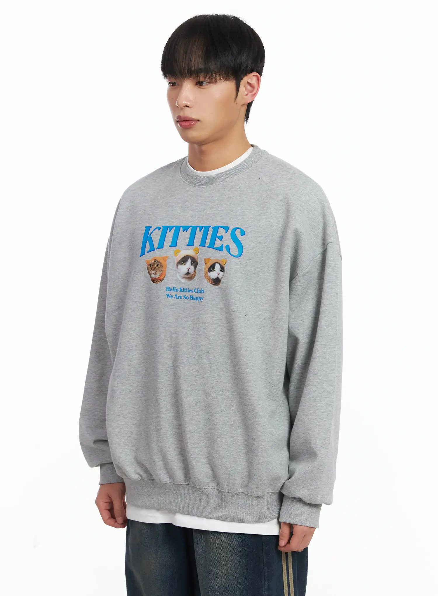 Oversized Animal Graphic Sweatshirt ID515 - Image 4