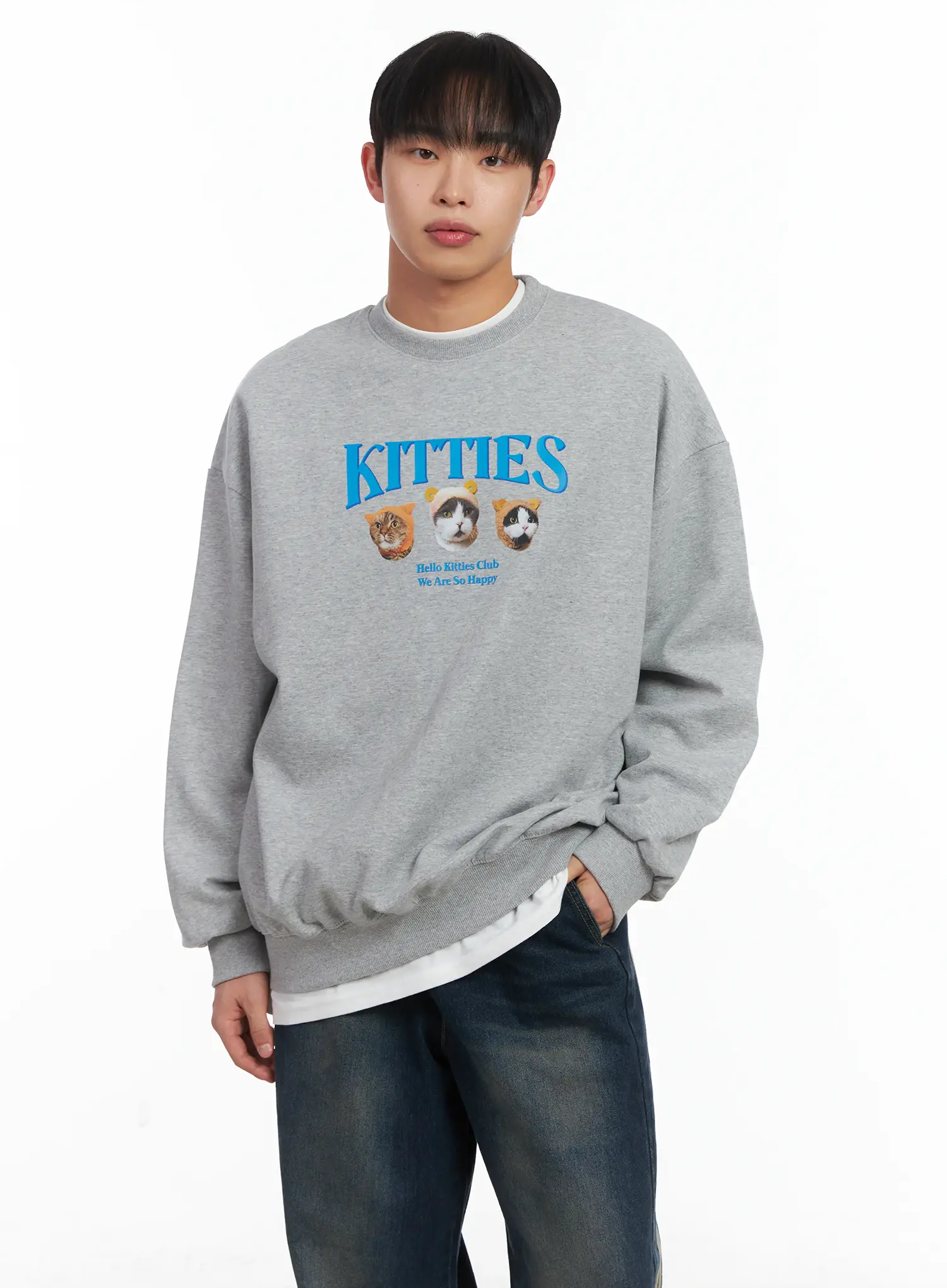Oversized Animal Graphic Sweatshirt ID515 - Image 6