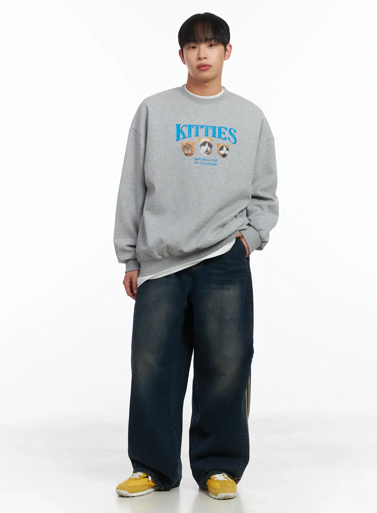 Oversized Animal Graphic Sweatshirt ID515 - Image 8