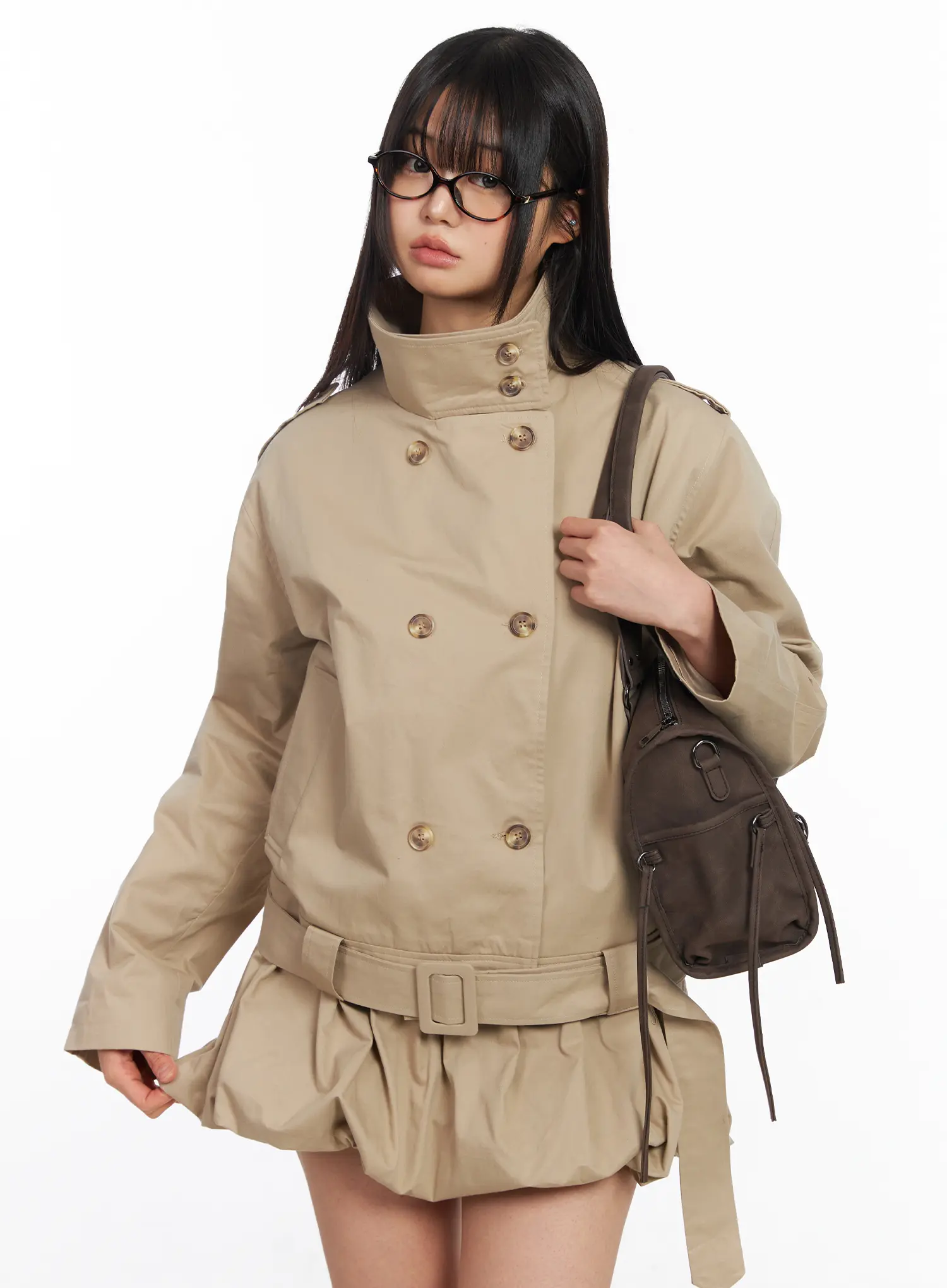 Oversized Belted Trench Jacket CF504
