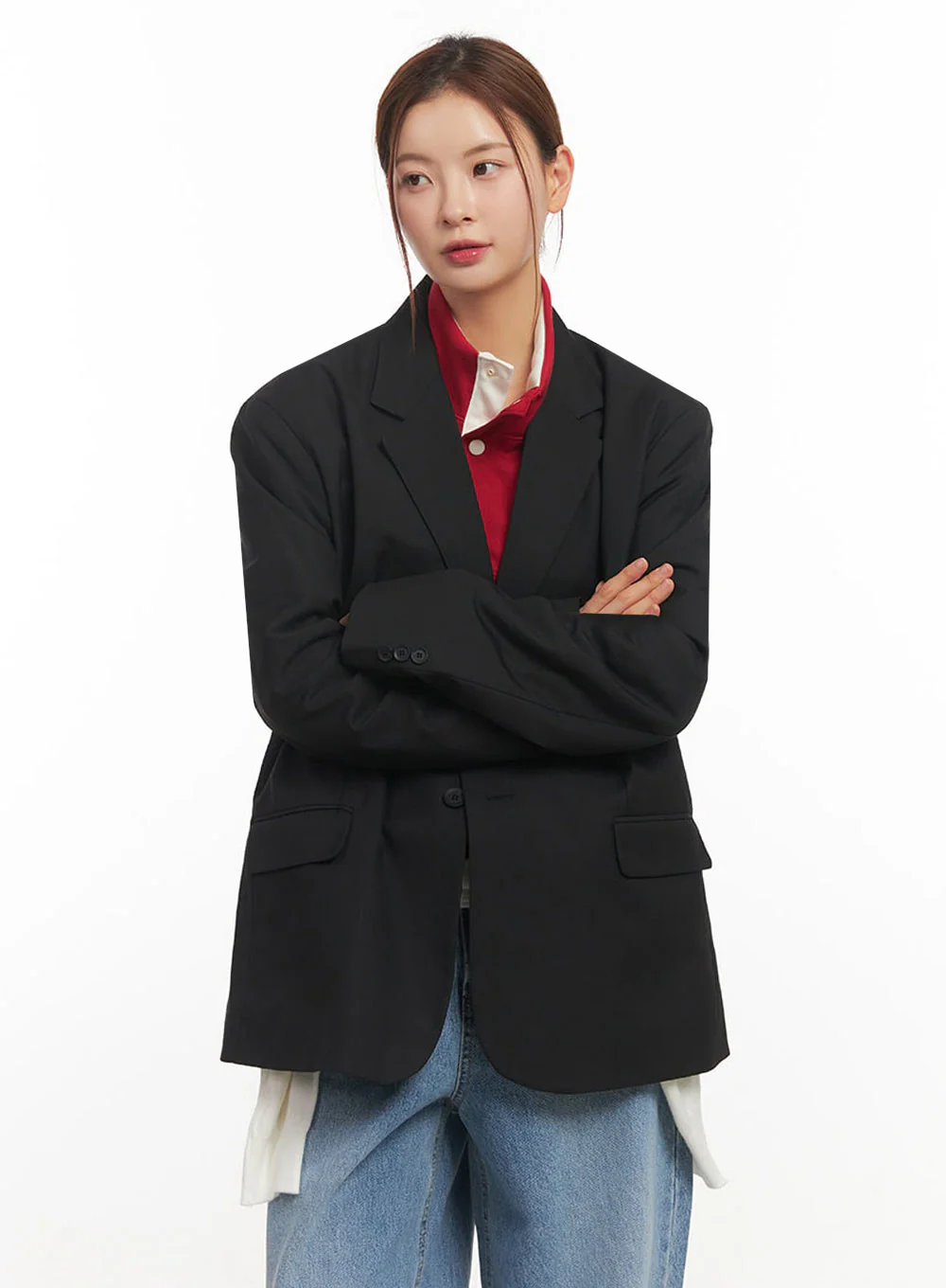 Oversized Classic Blazer IM514 - Image 6