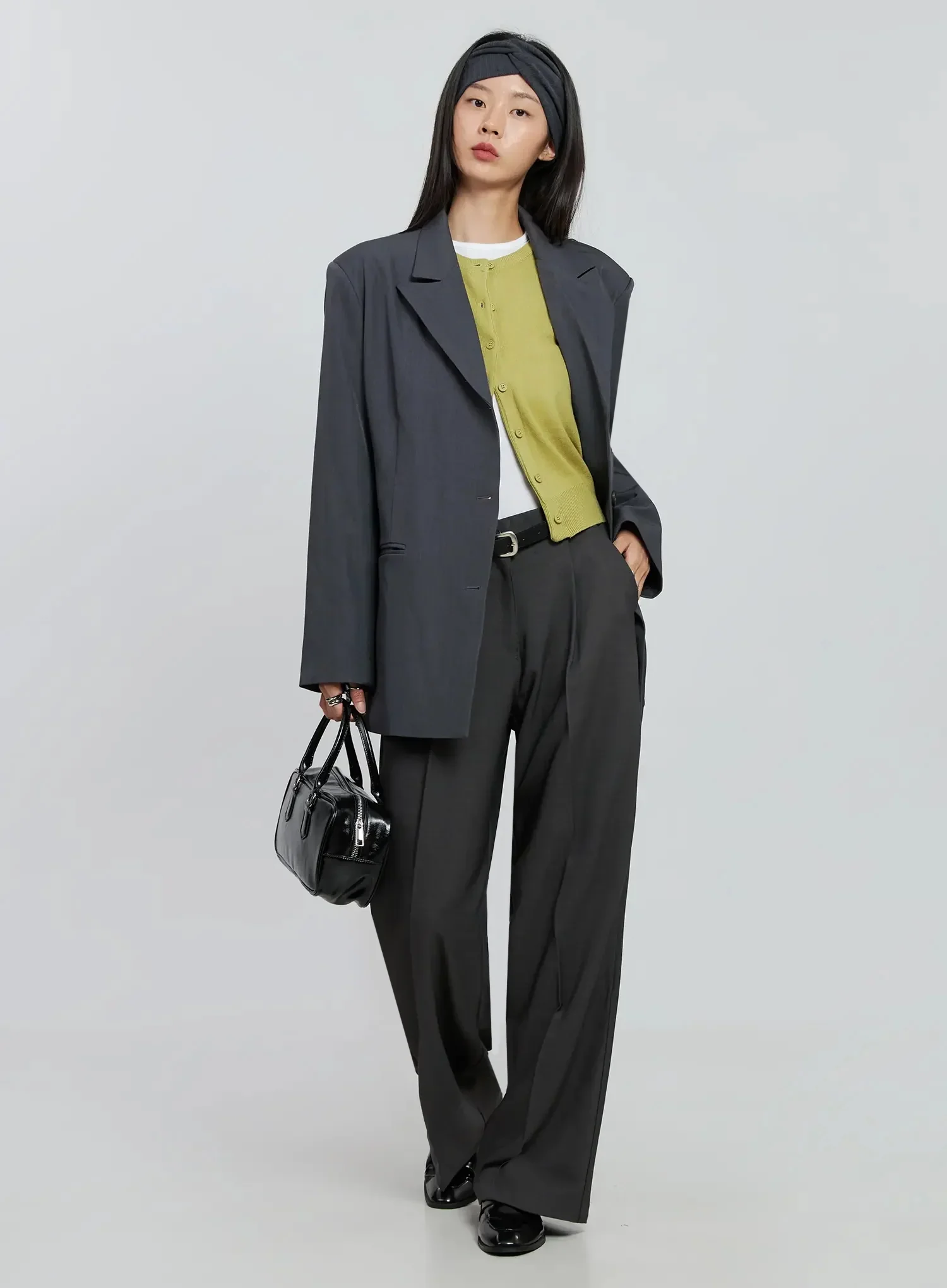 Oversized Classic Blazer IN507 - Image 2