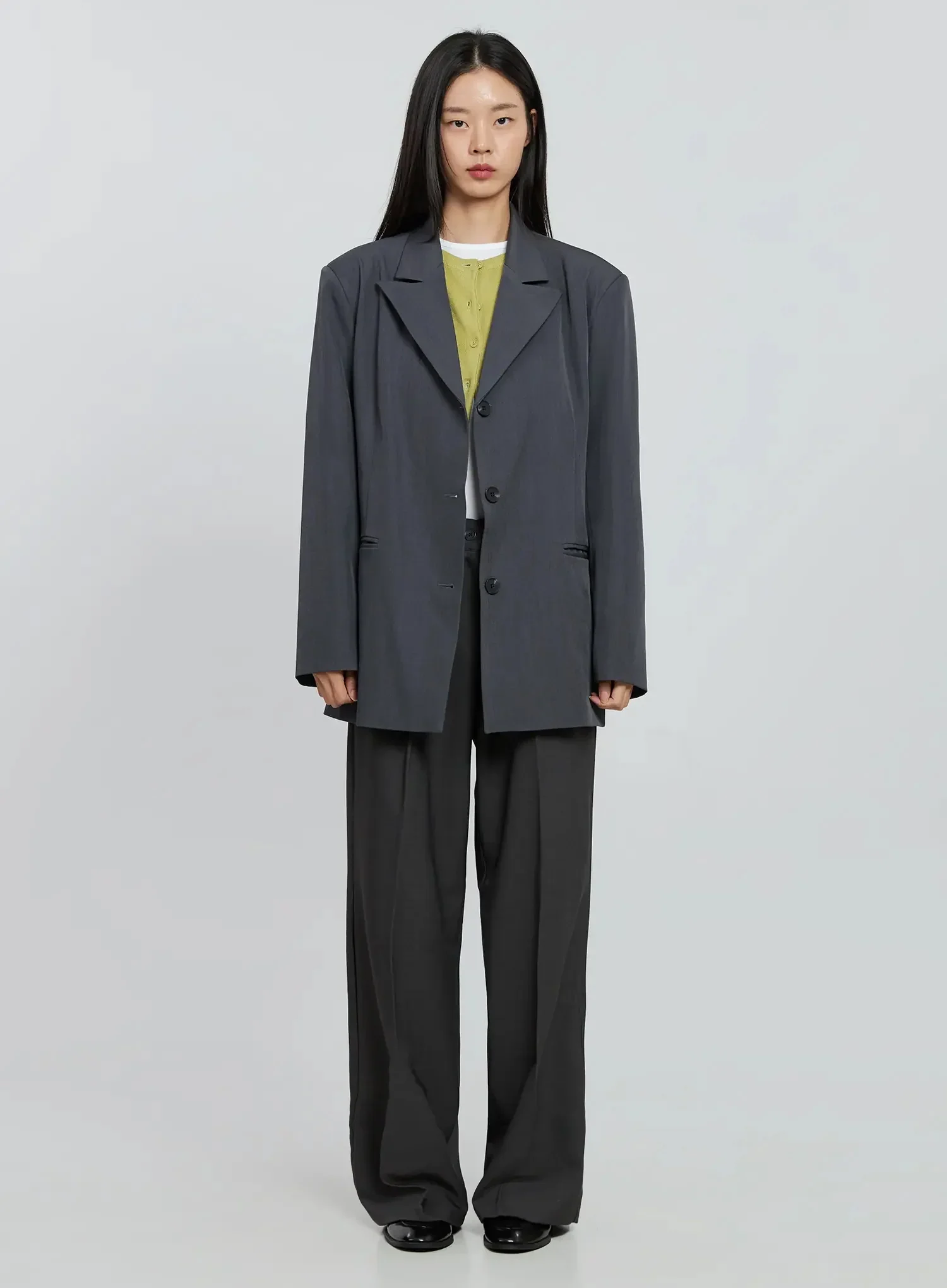 Oversized Classic Blazer IN507 - Image 8