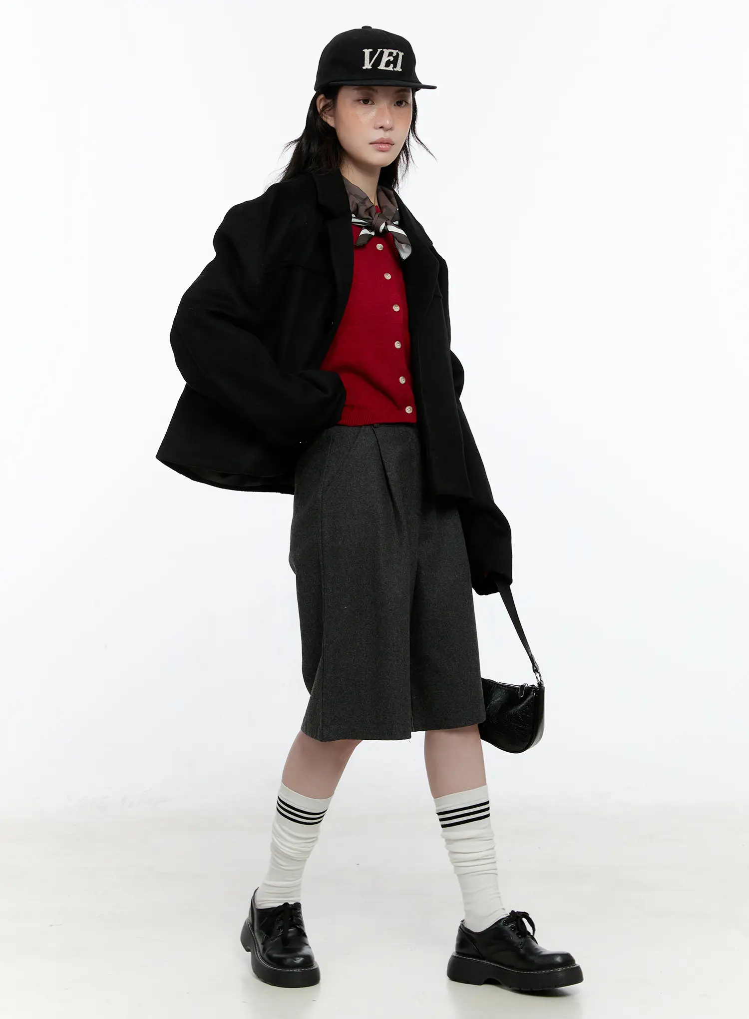Oversized Crop Blazer CN513 - Image 12