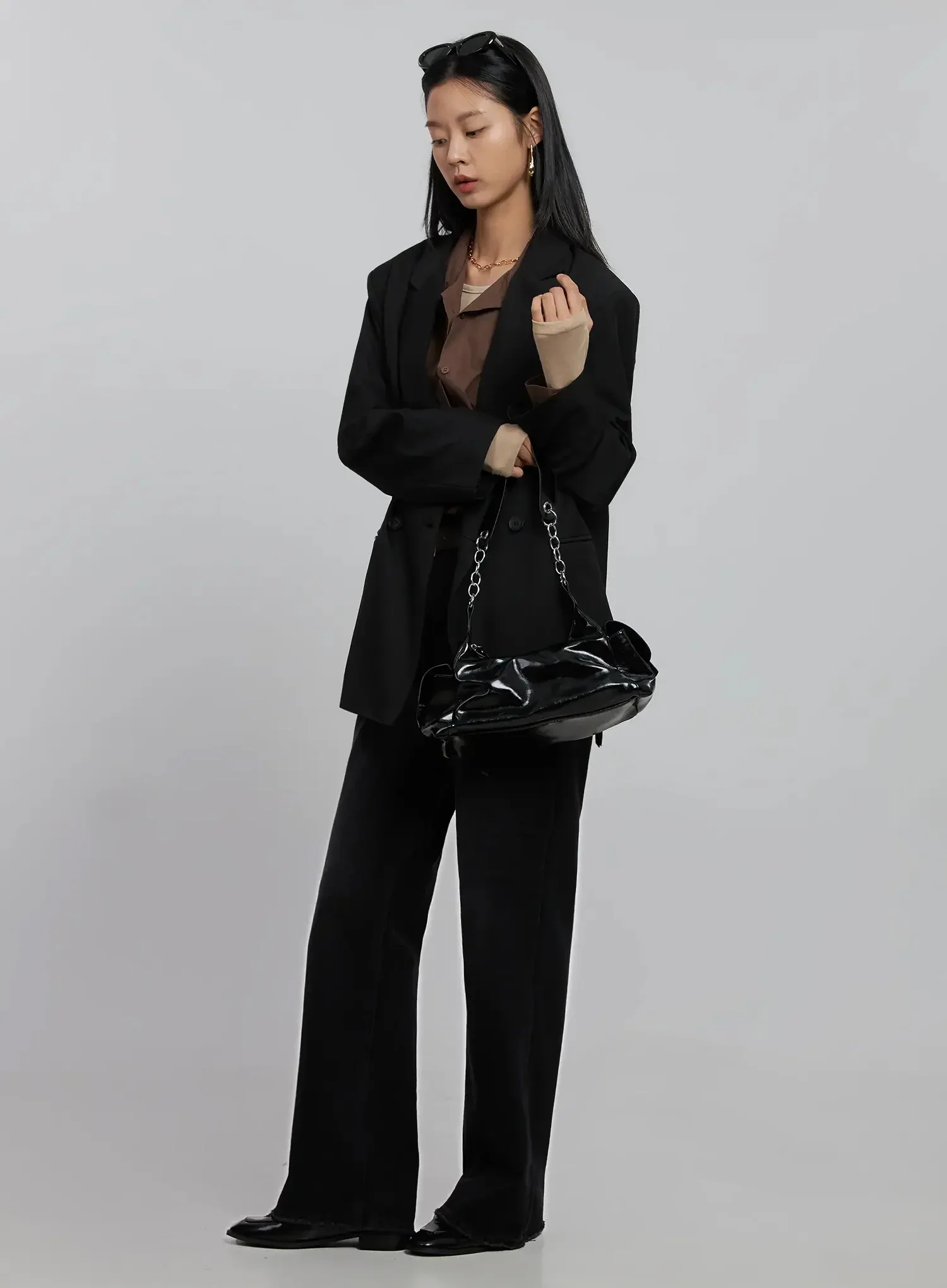 Oversized Double Button Blazer ID516 - Image 14