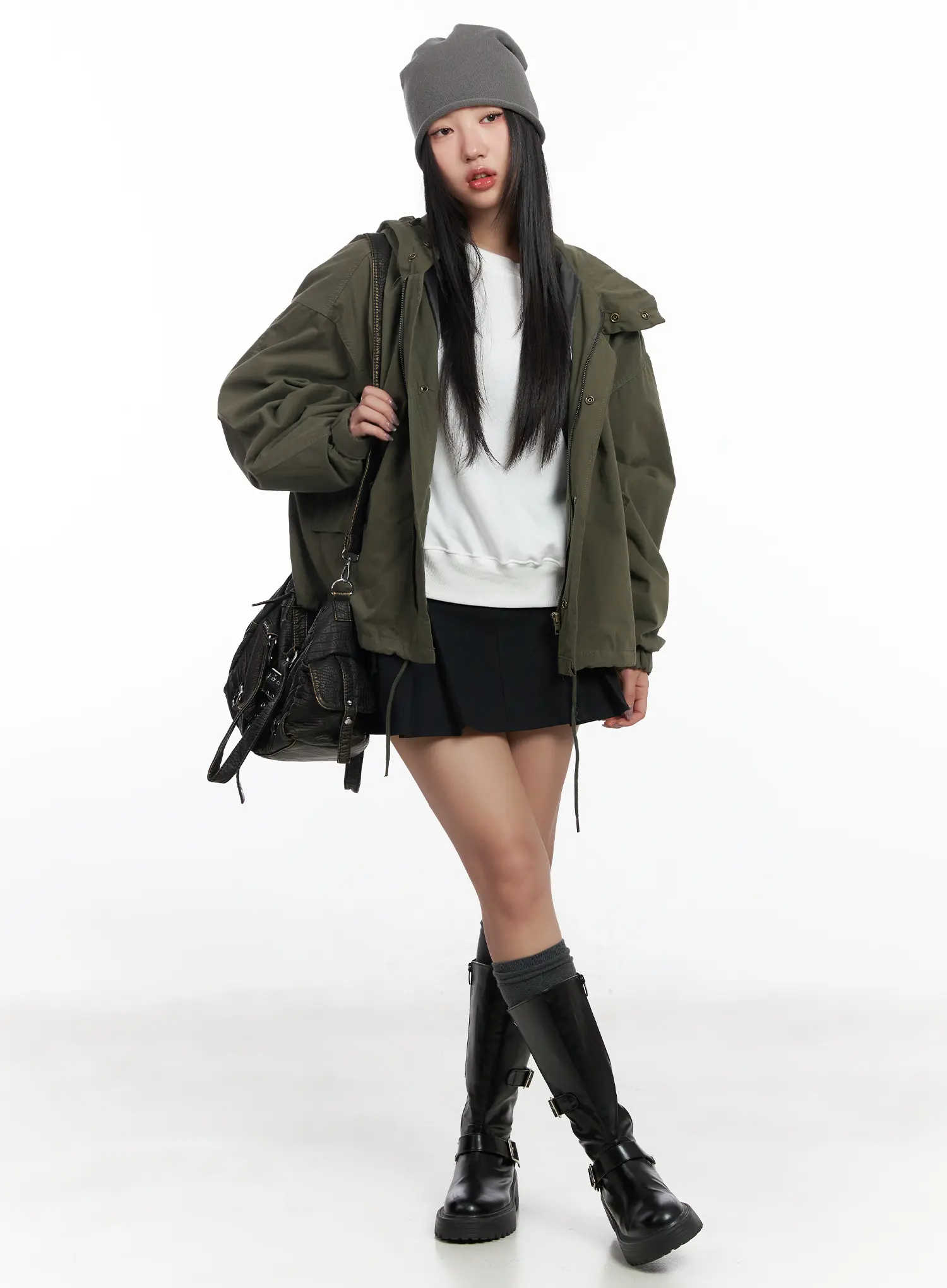Oversized Field Hoodie Jacket CF503 - Image 8