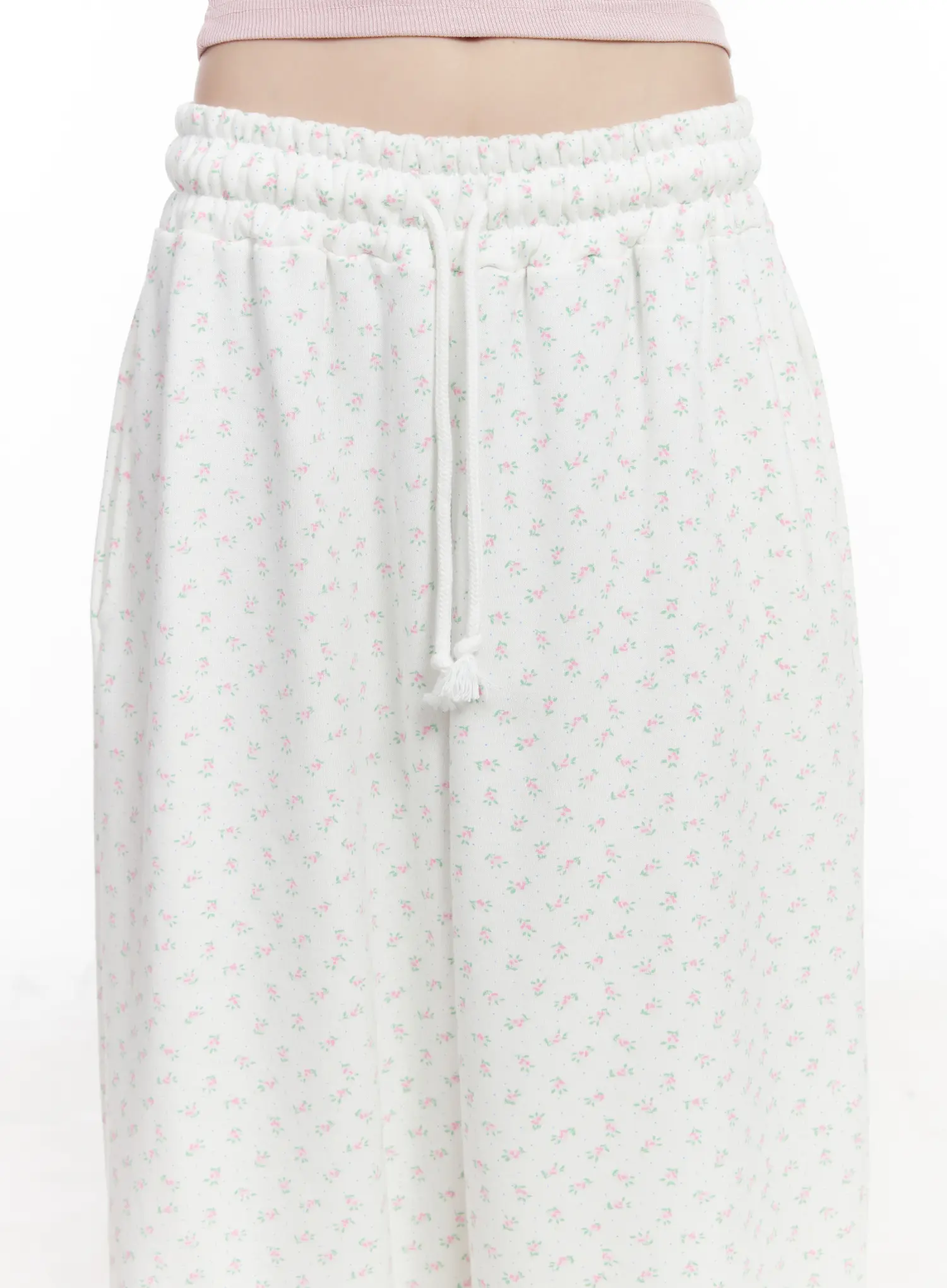 Oversized Floral Sweatpants CM526 - Image 3