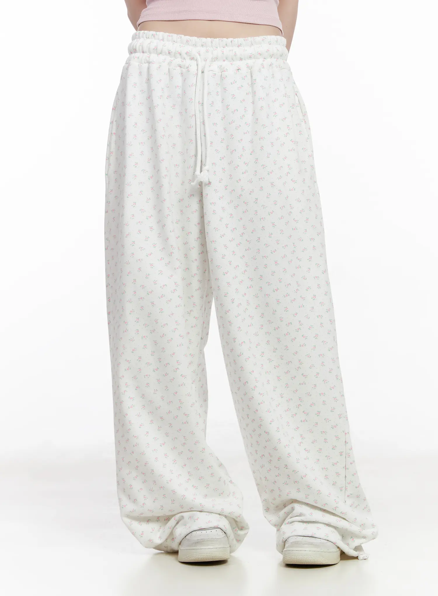 Oversized Floral Sweatpants CM526 - Image 9