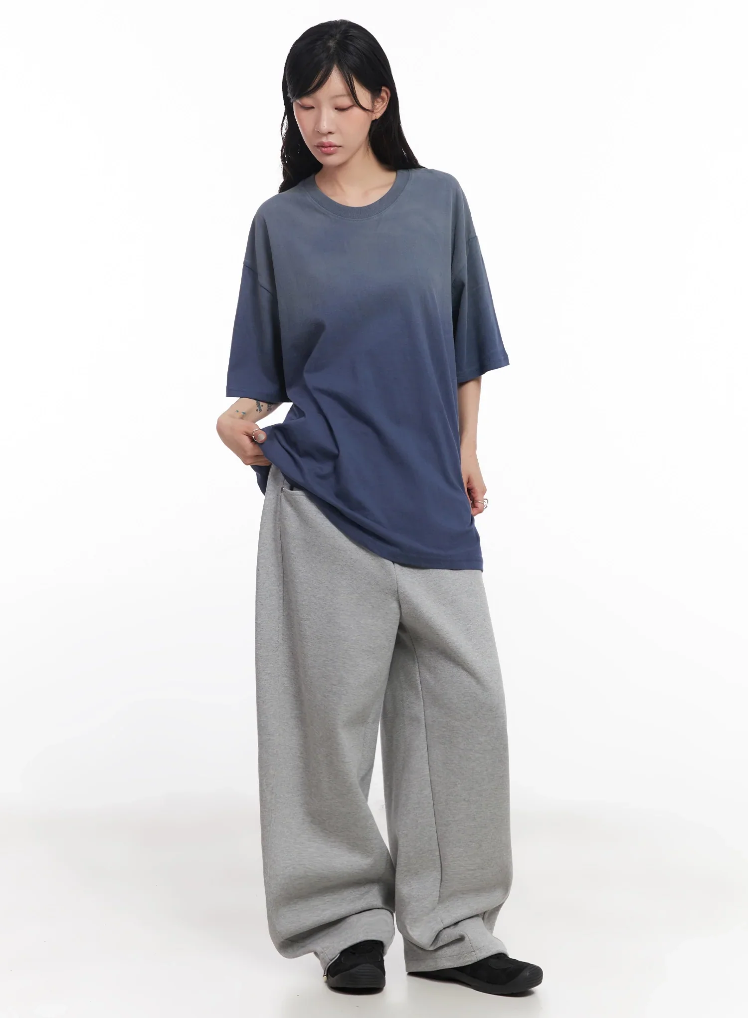 Oversized Gradient Fade T-Shirt IC503 - Image 6