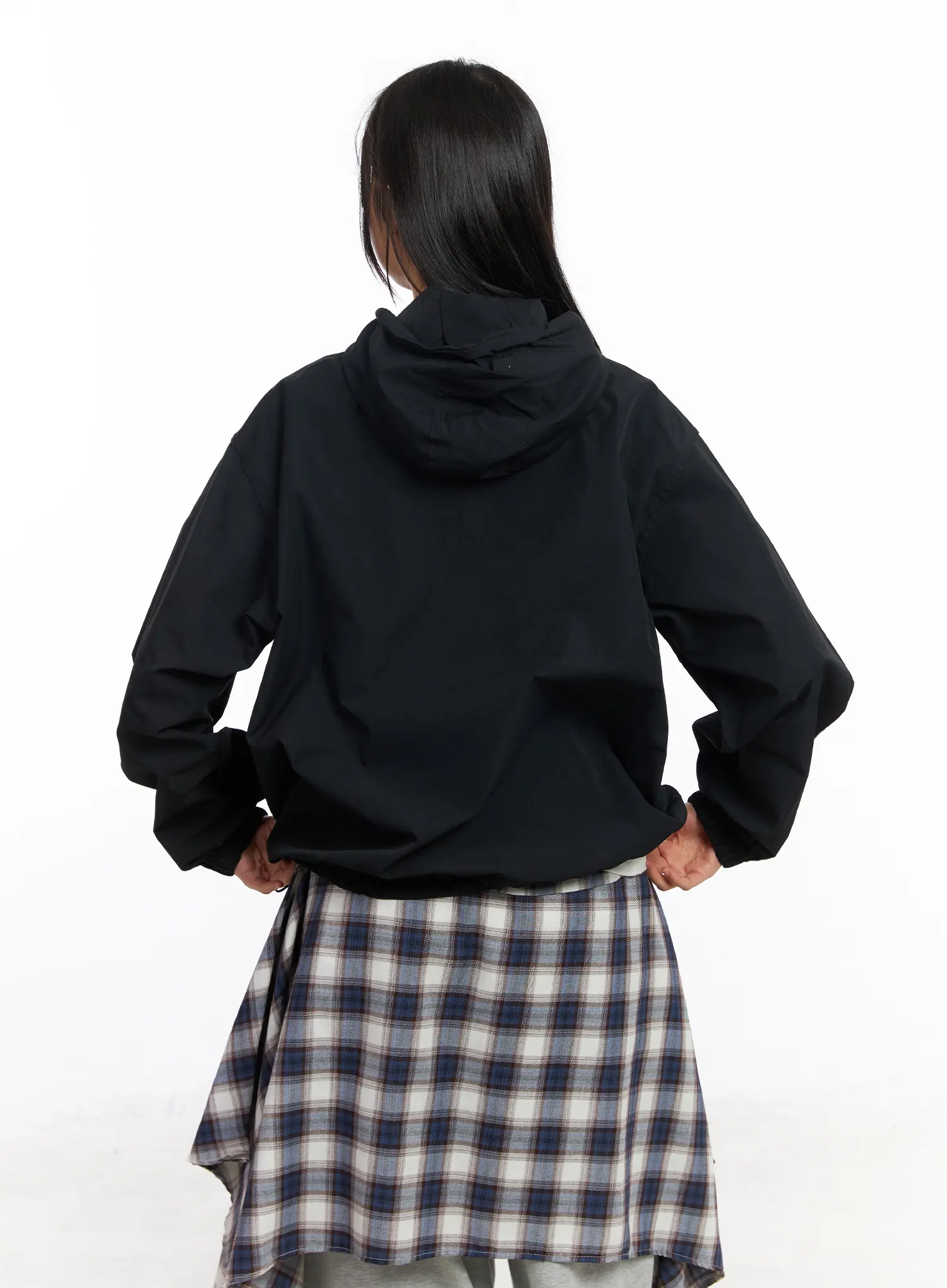Oversized Hooded Windbreaker CF506 - Image 19