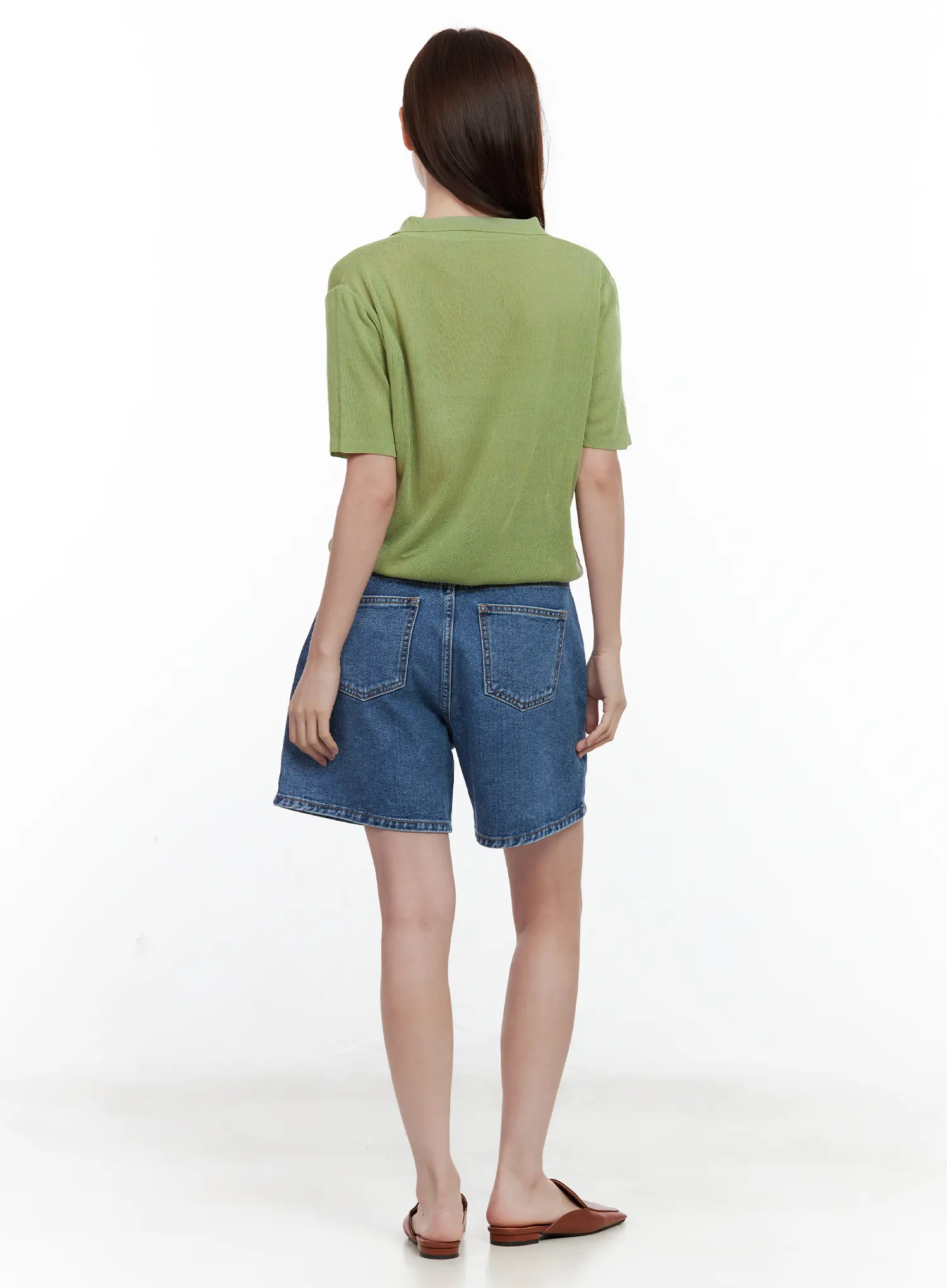 Oversized Mid-Rise Jorts CL502 - Image 7