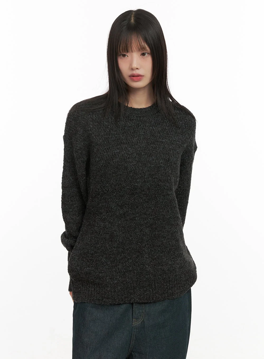 Oversized Mohair-Blend Sweater CD425 - Image 11
