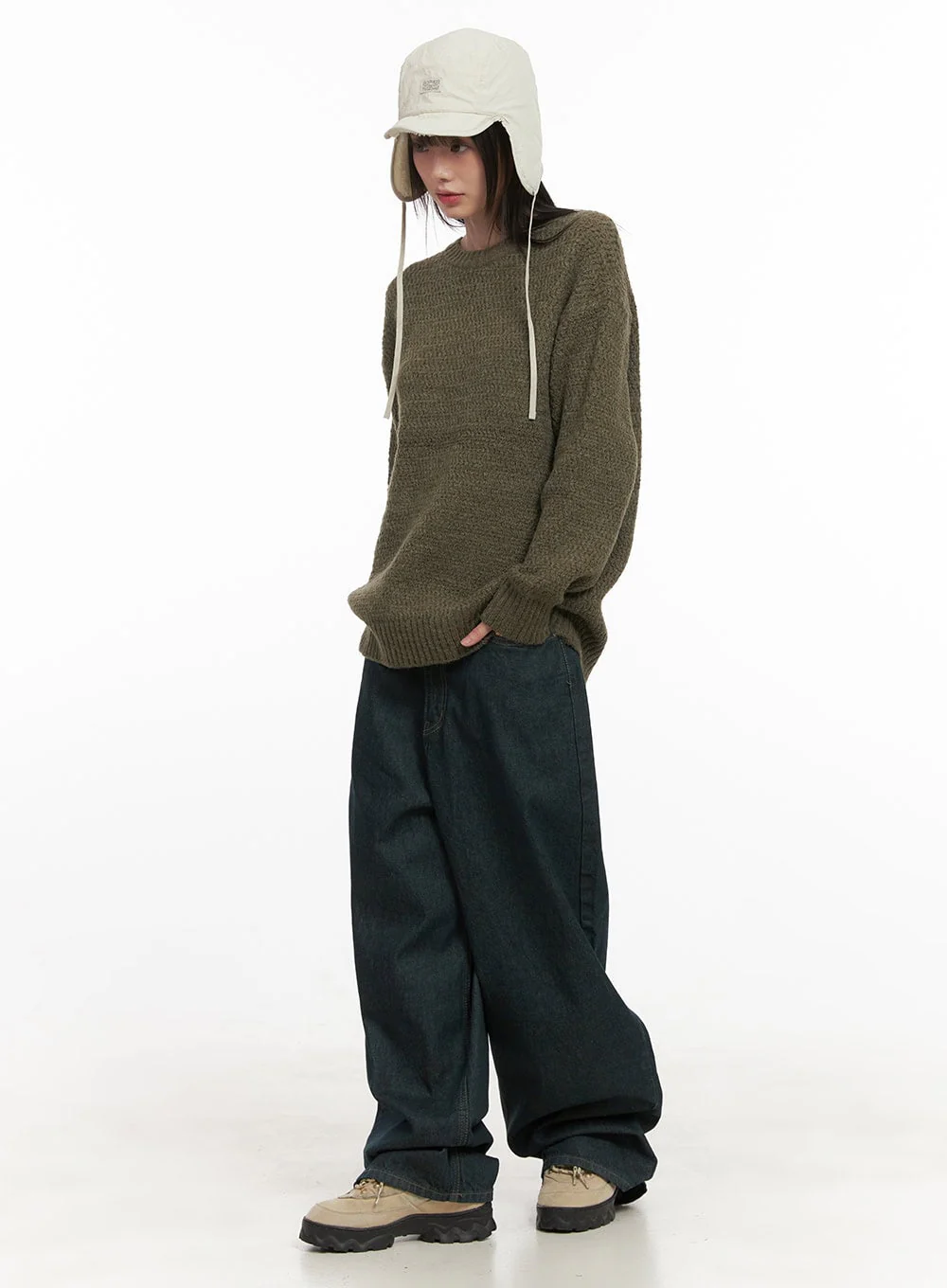 Oversized Mohair-Blend Sweater CD425 - Image 4