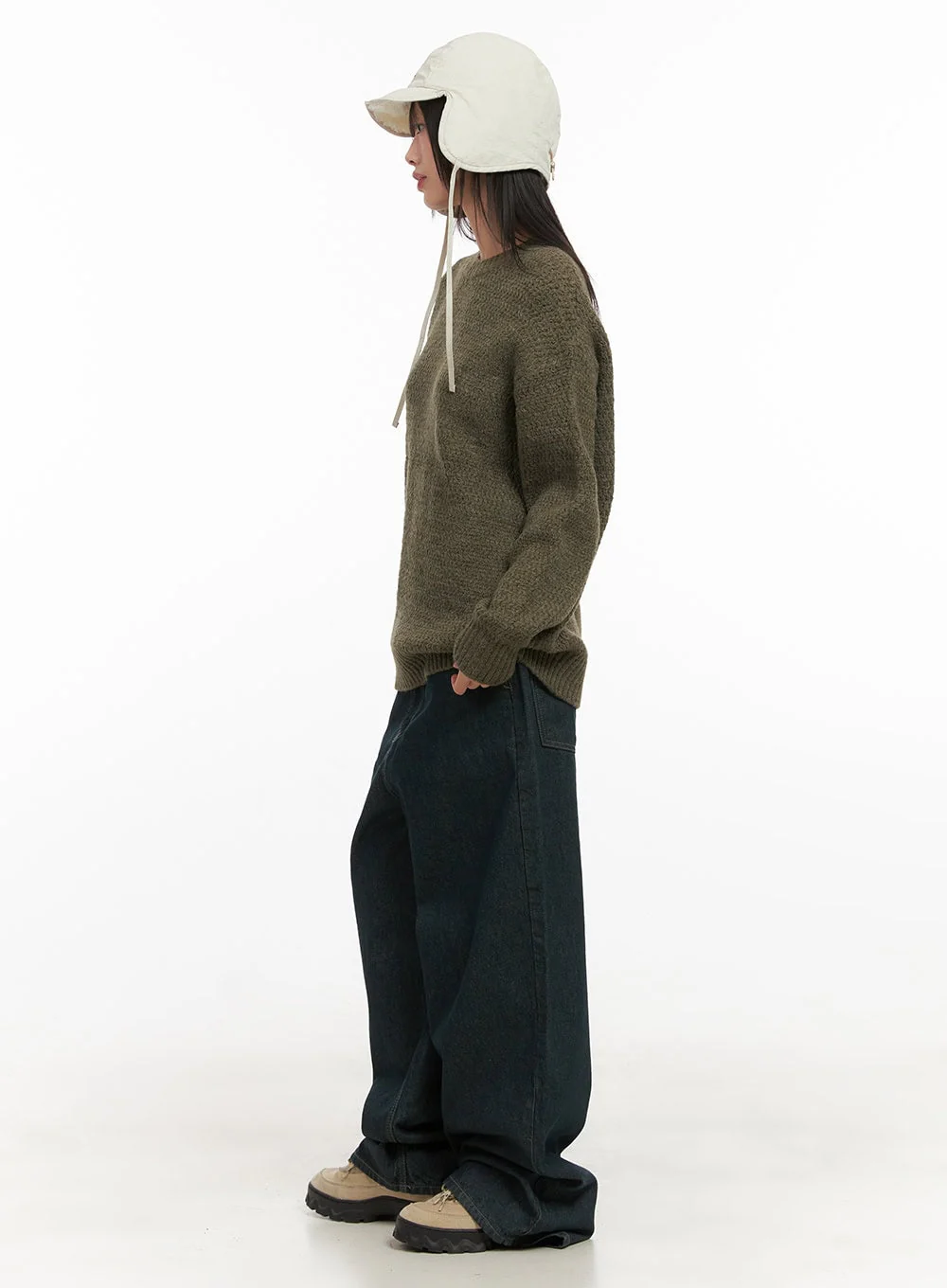 Oversized Mohair-Blend Sweater CD425 - Image 5