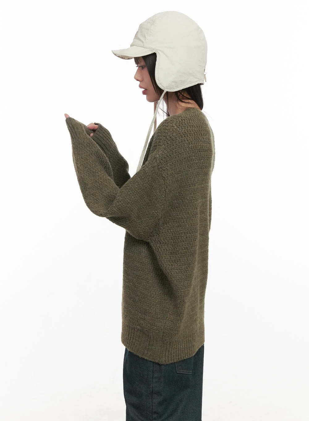 Oversized Mohair-Blend Sweater CD425 - Image 7