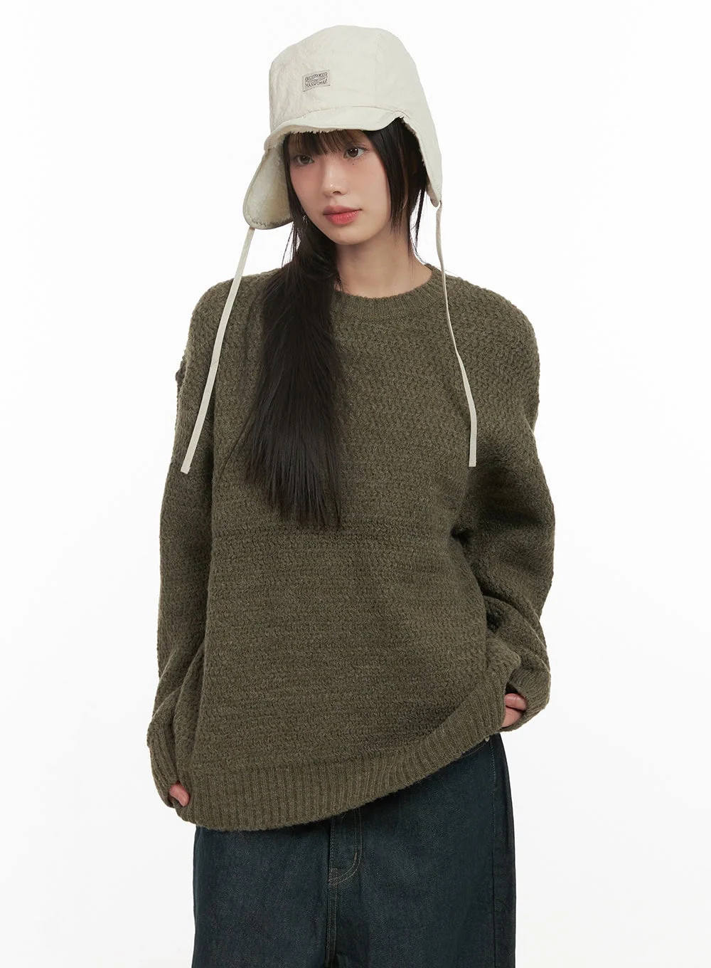 Oversized Mohair-Blend Sweater CD425 - Image 9