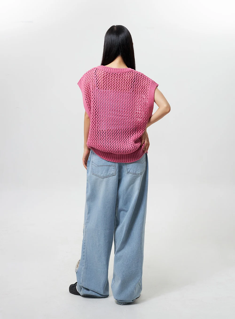 Oversized Ripped Jeans CY324 - Image 12
