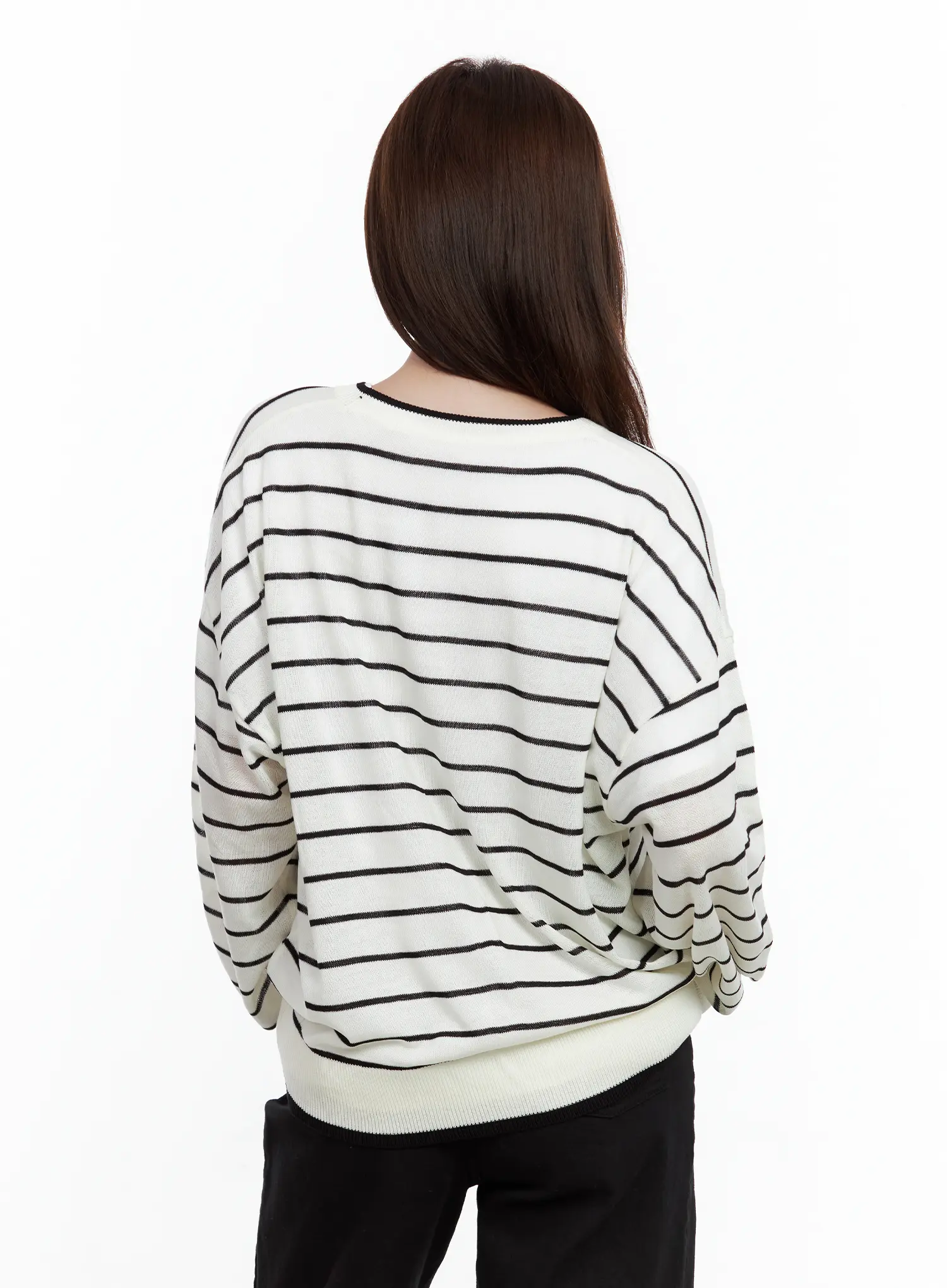 Oversized Striped Cardigan CL502 - Image 8