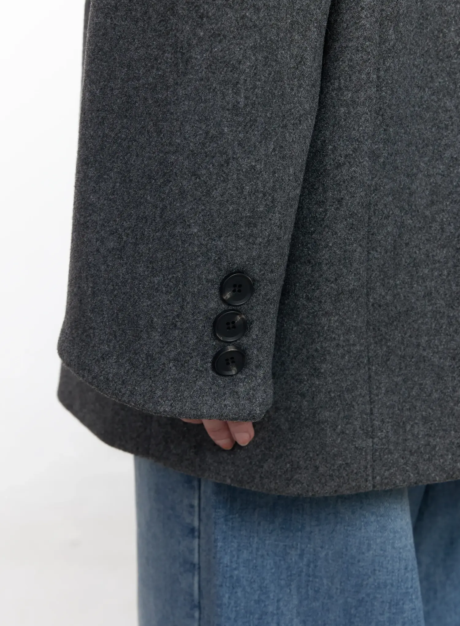 Oversized Wool Blazer IJ529 - Image 7