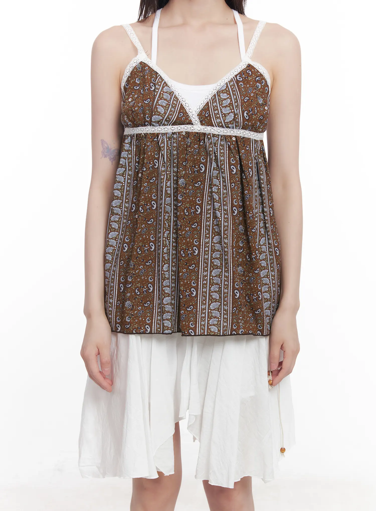 Paisley Lace Cami Top CU518 - Image 10