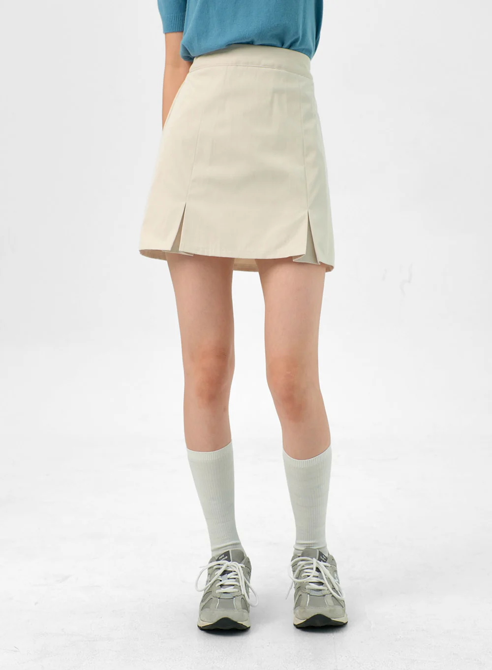 Pastel Pleated Mini Skirt OG327 - Image 5